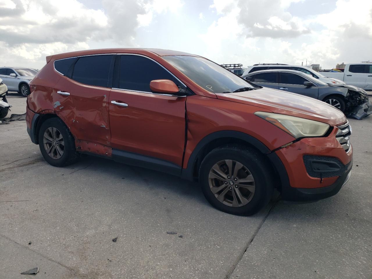 2013 Hyundai Santa Fe Orange vin: 5XYZT3LB9DG006523