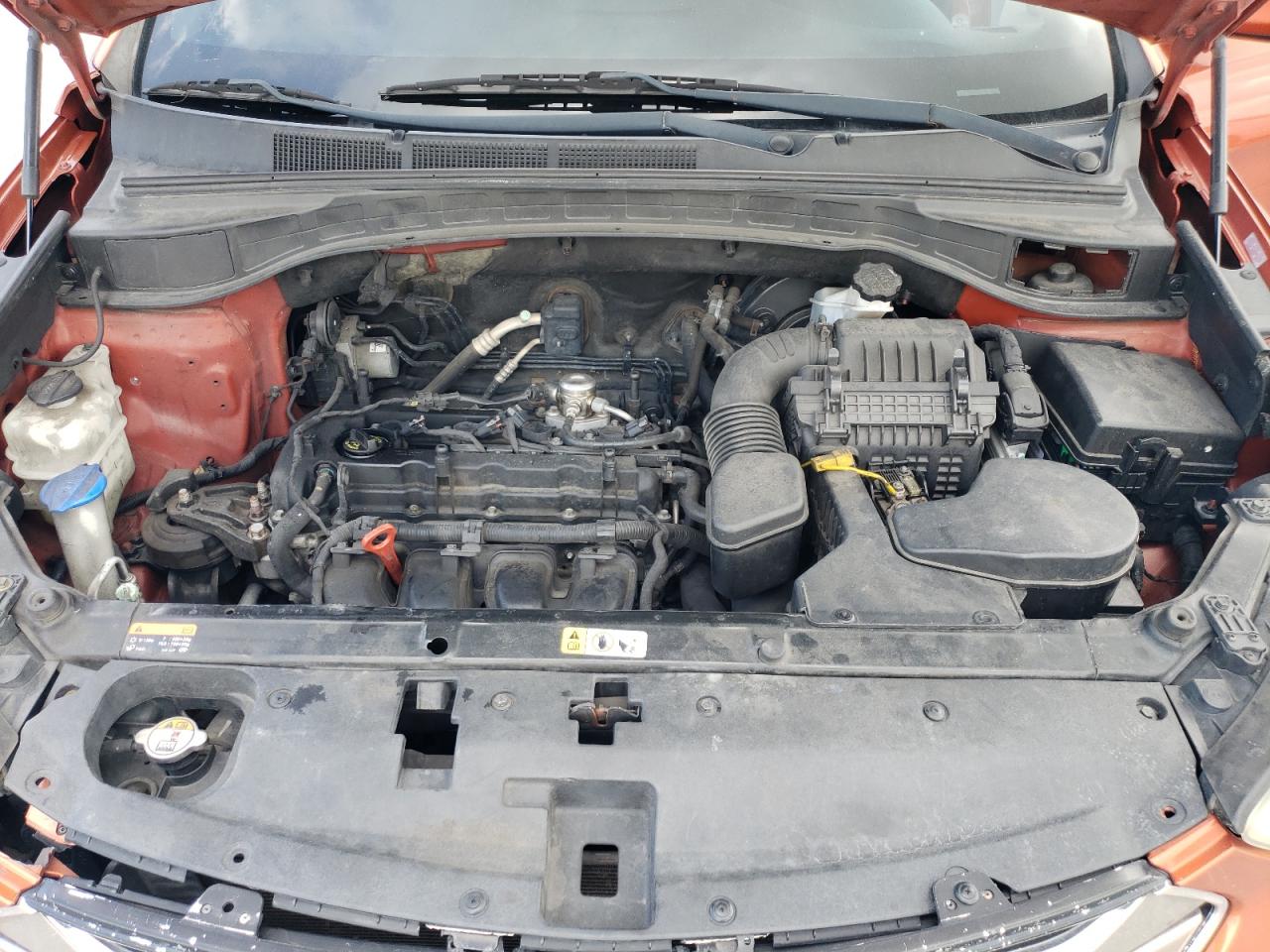2013 Hyundai Santa Fe Orange vin: 5XYZT3LB9DG006523