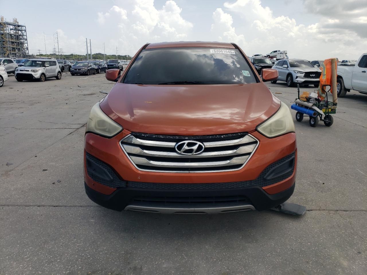 2013 Hyundai Santa Fe Orange vin: 5XYZT3LB9DG006523