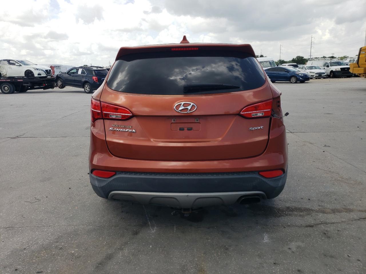 2013 Hyundai Santa Fe Orange vin: 5XYZT3LB9DG006523