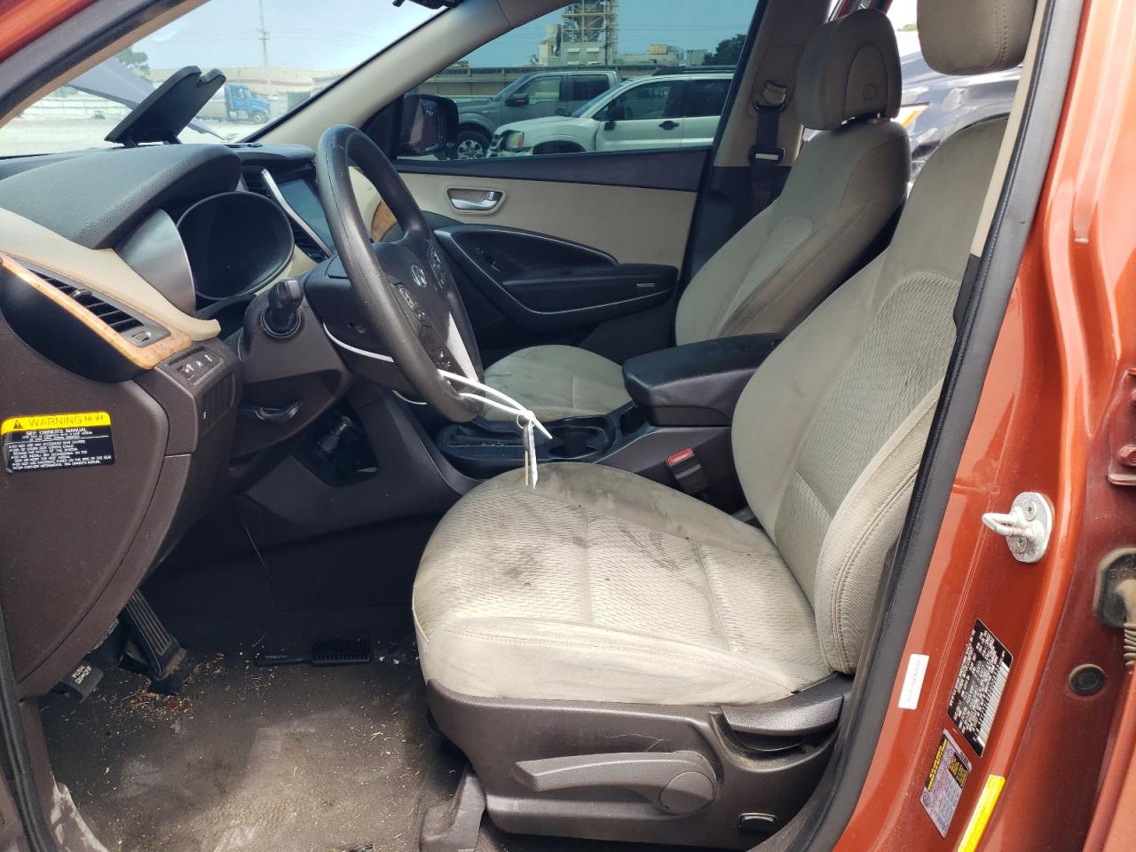 2013 Hyundai Santa Fe Orange vin: 5XYZT3LB9DG006523