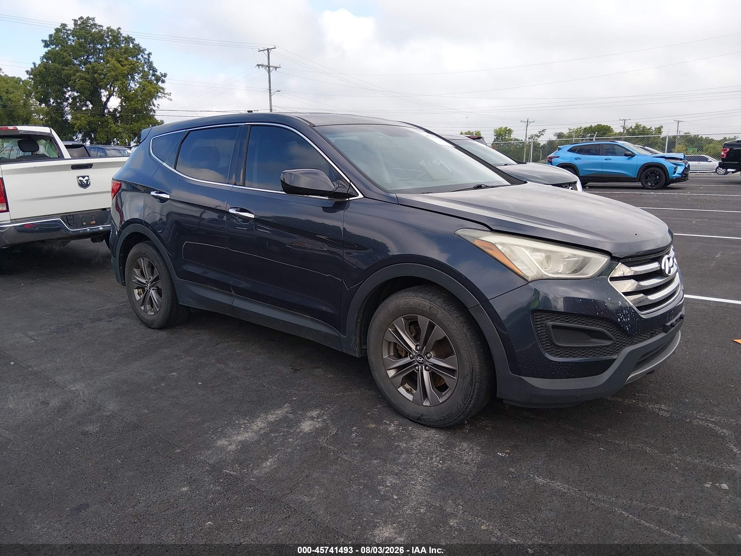 2013 Hyundai Santa Fe Sport Black vin: 5XYZT3LB9DG059965