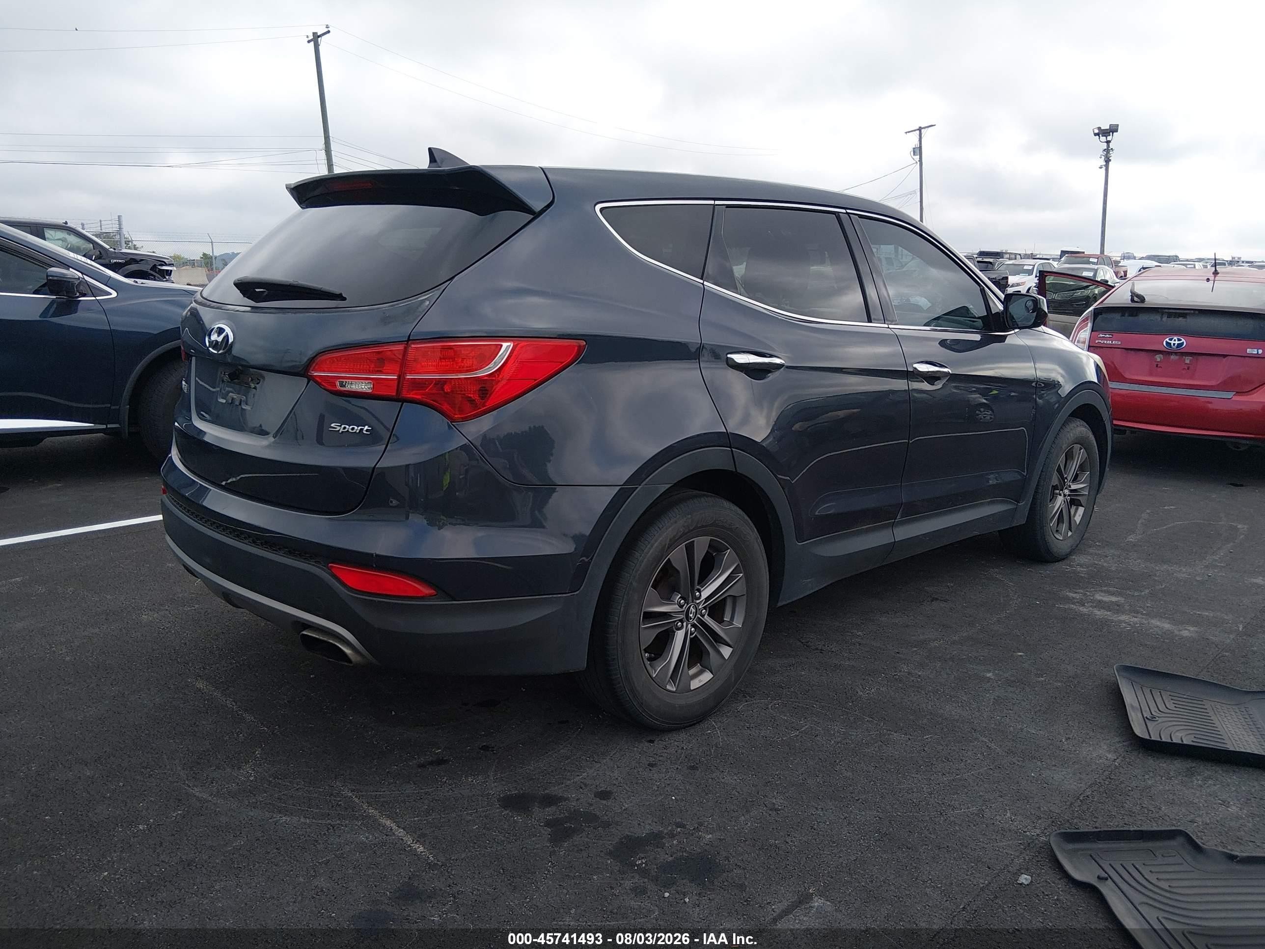 2013 Hyundai Santa Fe Sport Black vin: 5XYZT3LB9DG059965