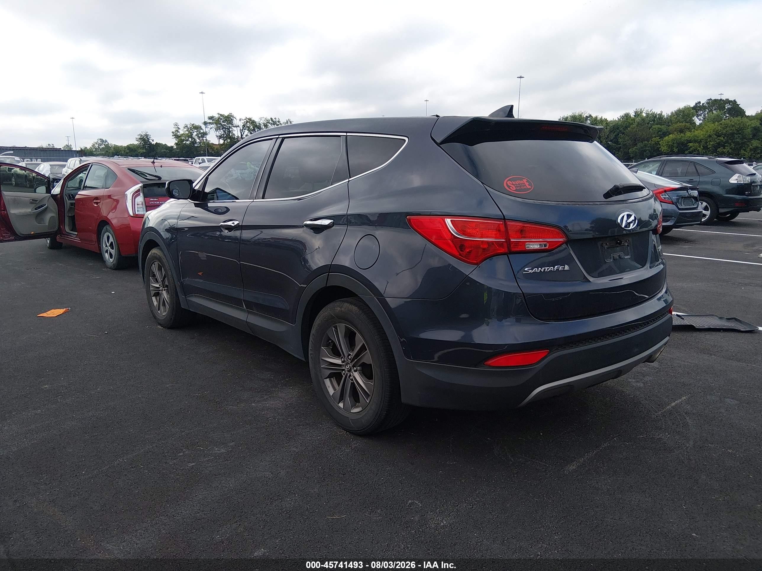 2013 Hyundai Santa Fe Sport Black vin: 5XYZT3LB9DG059965