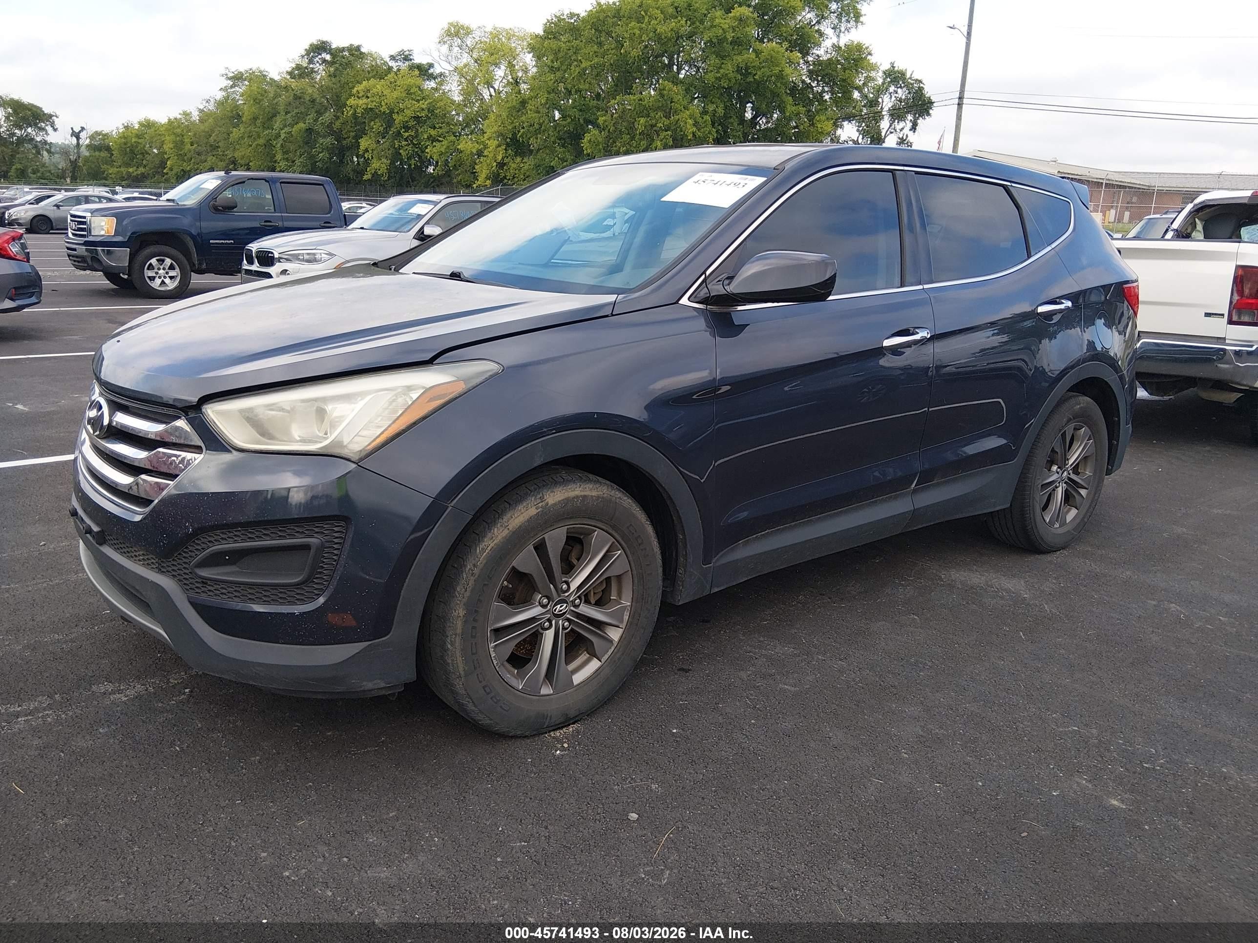 2013 Hyundai Santa Fe Sport Black vin: 5XYZT3LB9DG059965