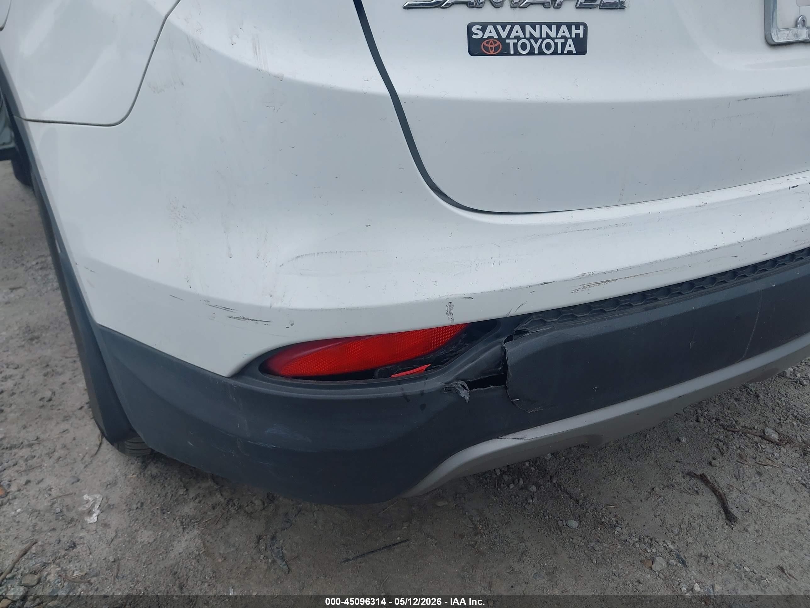 2013 Hyundai Santa Fe Sport Белый vin: 5XYZT3LB9DG066544