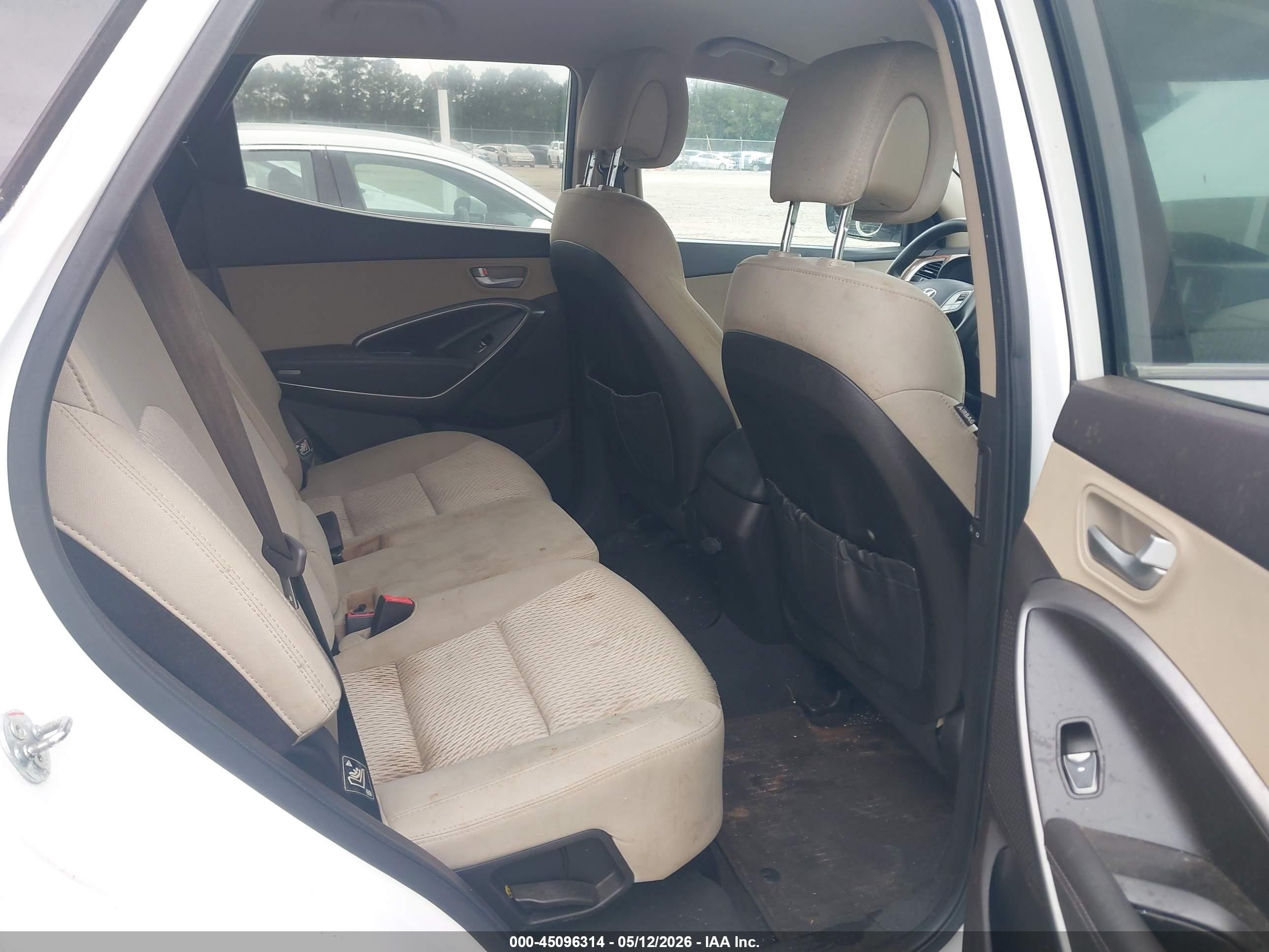 2013 Hyundai Santa Fe Sport Белый vin: 5XYZT3LB9DG066544