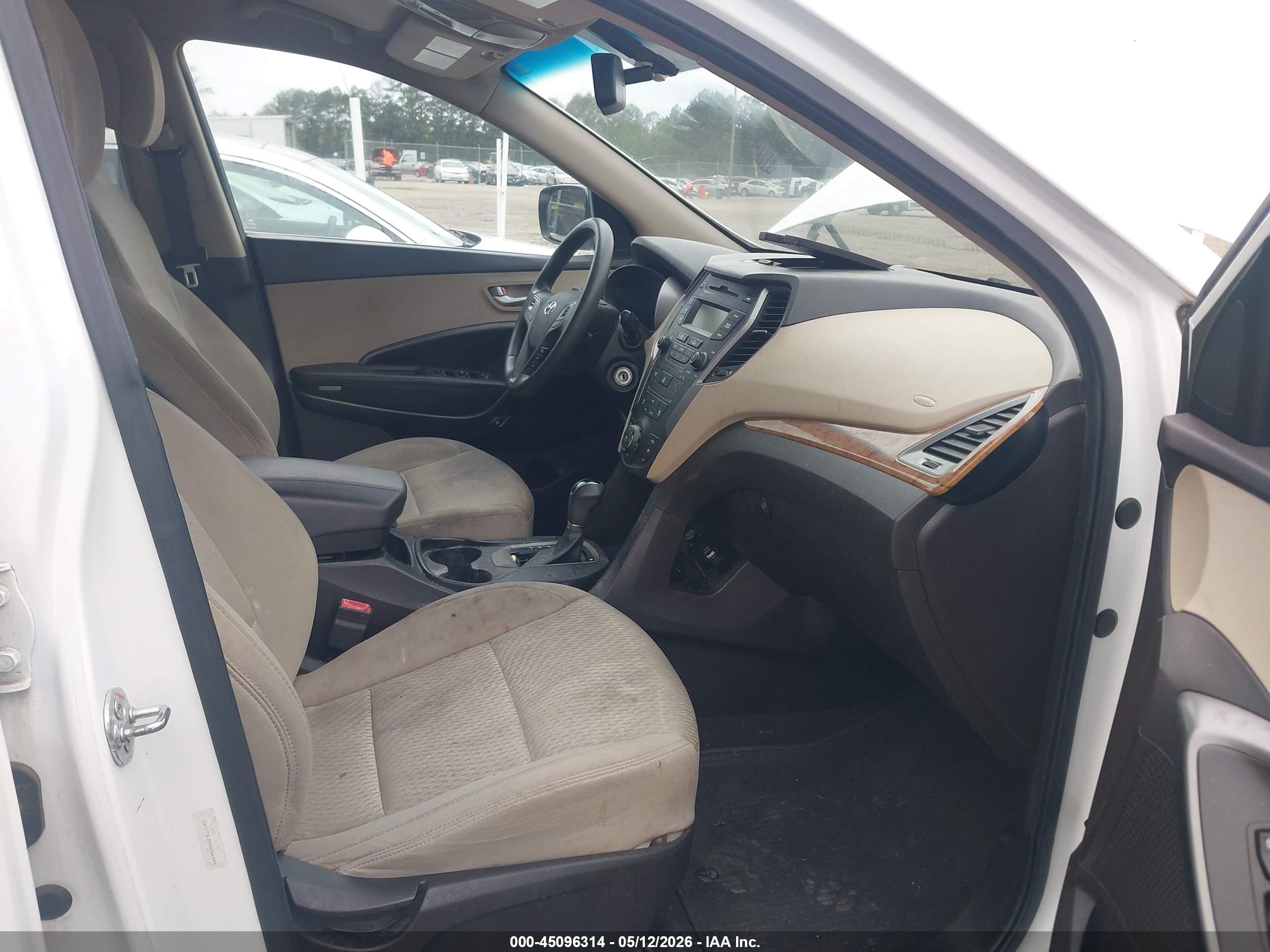 2013 Hyundai Santa Fe Sport Белый vin: 5XYZT3LB9DG066544