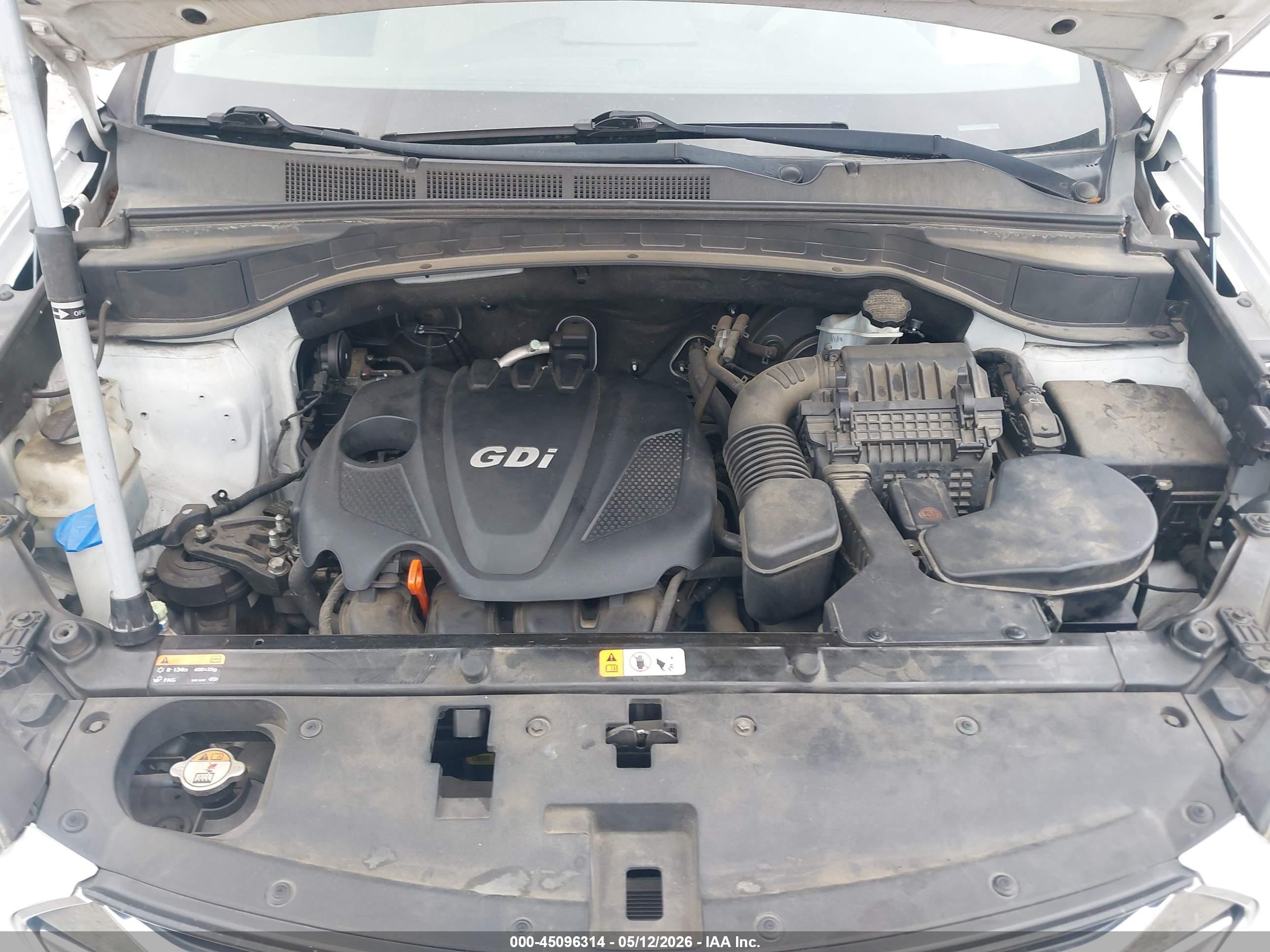 2013 Hyundai Santa Fe Sport Белый vin: 5XYZT3LB9DG066544