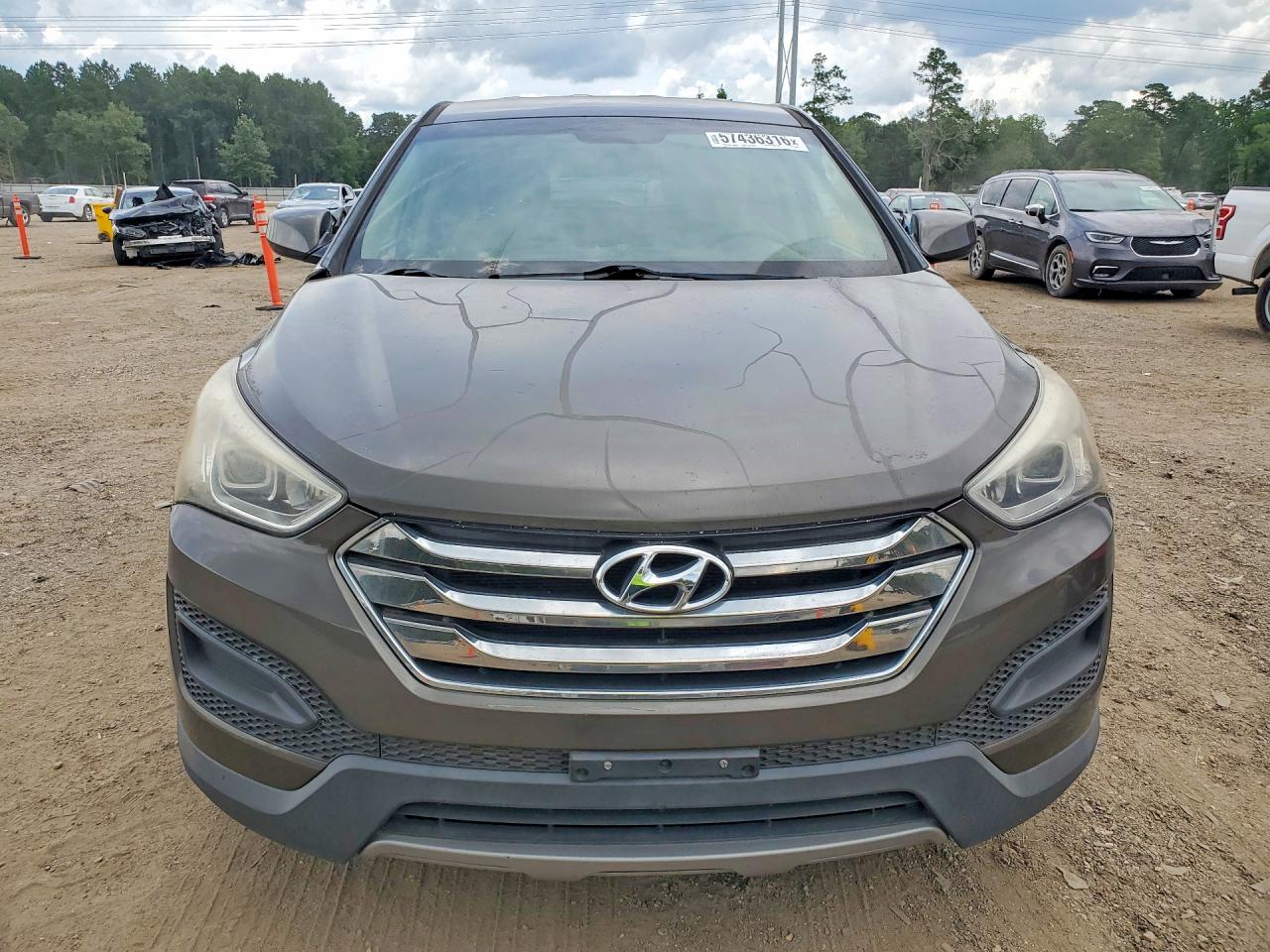 2014 Hyundai Santa Fe Sport 2.4l Gray vin: 5XYZT3LB9EG152695