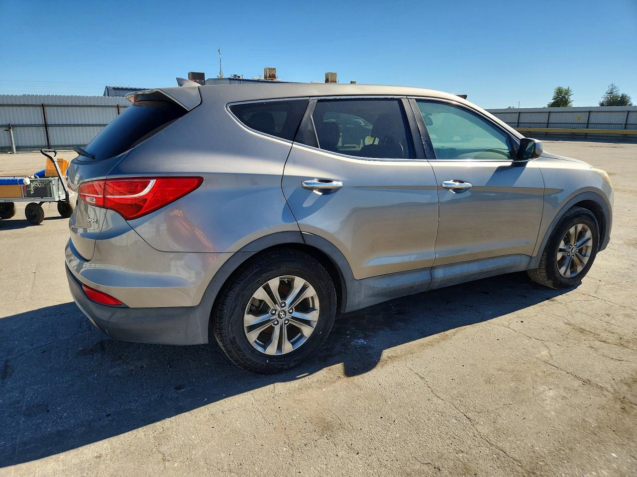 2014 Hyundai Santa Fe Sport 2.4l Silver vin: 5XYZT3LB9EG164054
