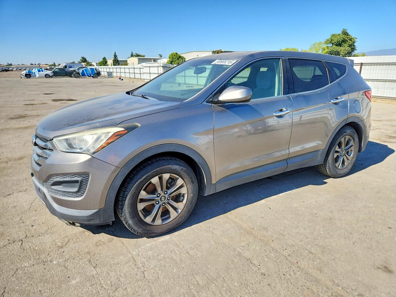 2014 Hyundai Santa Fe Sport 2.4l Silver vin: 5XYZT3LB9EG164054