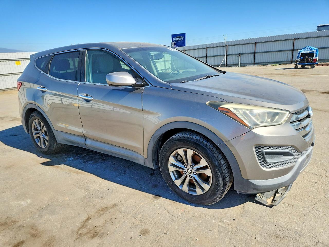 2014 Hyundai Santa Fe Sport 2.4l Silver vin: 5XYZT3LB9EG164054