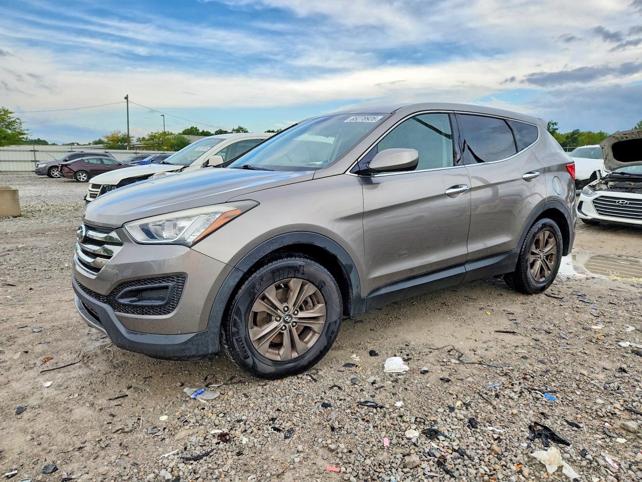 2014 Hyundai Santa Fe Sport 2.4l Серый vin: 5XYZT3LB9EG190993