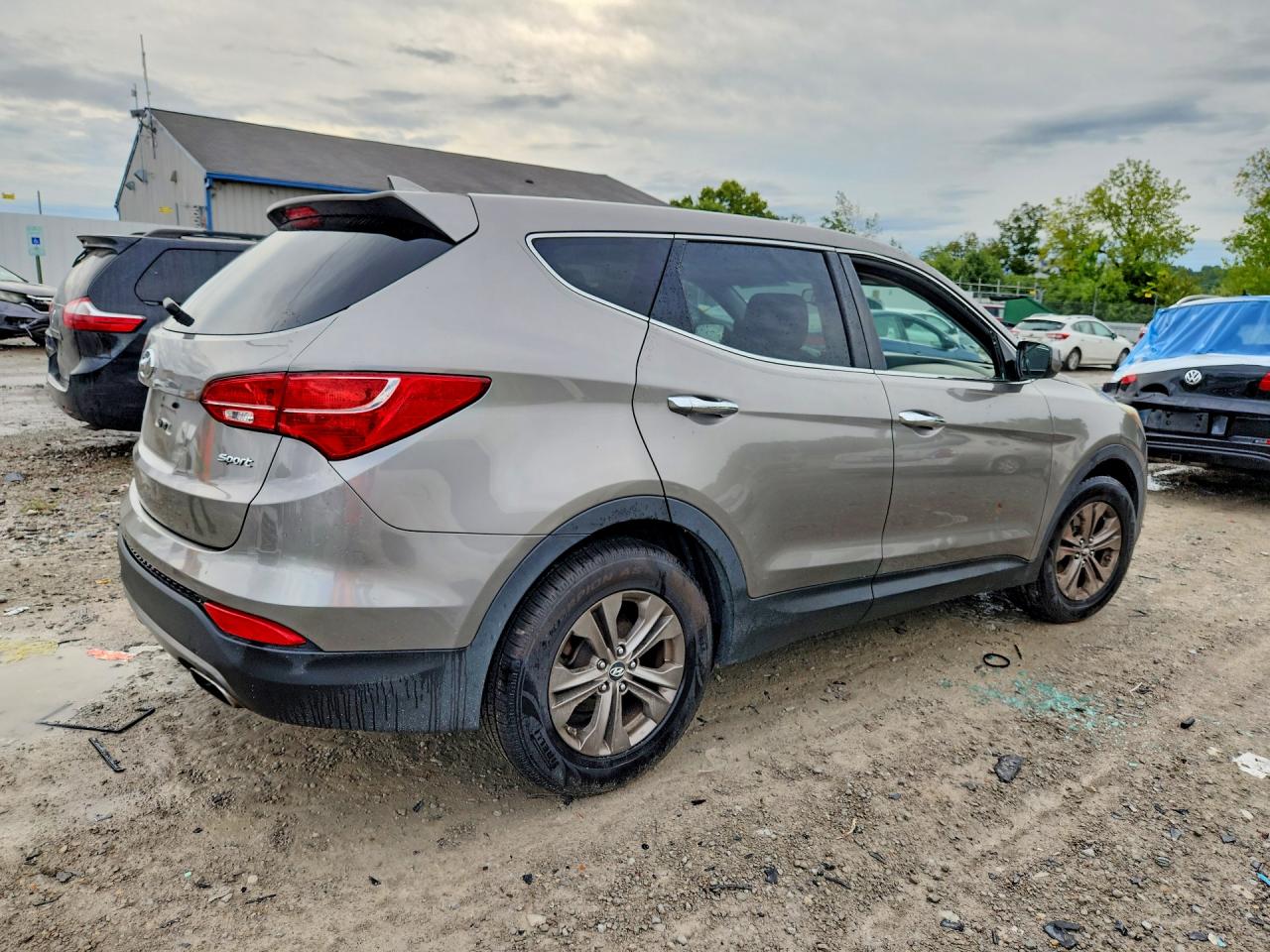 2014 Hyundai Santa Fe Sport 2.4l Gray vin: 5XYZT3LB9EG190993