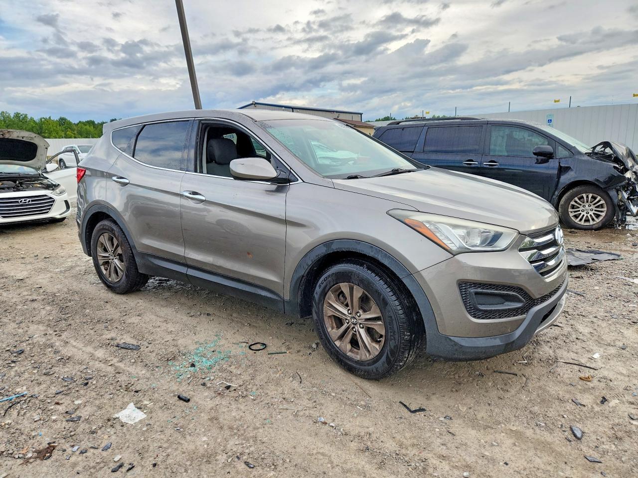 2014 Hyundai Santa Fe Sport 2.4l Gray vin: 5XYZT3LB9EG190993