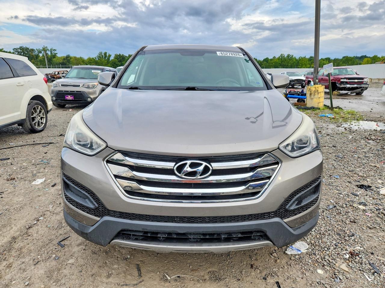 2014 Hyundai Santa Fe Sport 2.4l Gray vin: 5XYZT3LB9EG190993