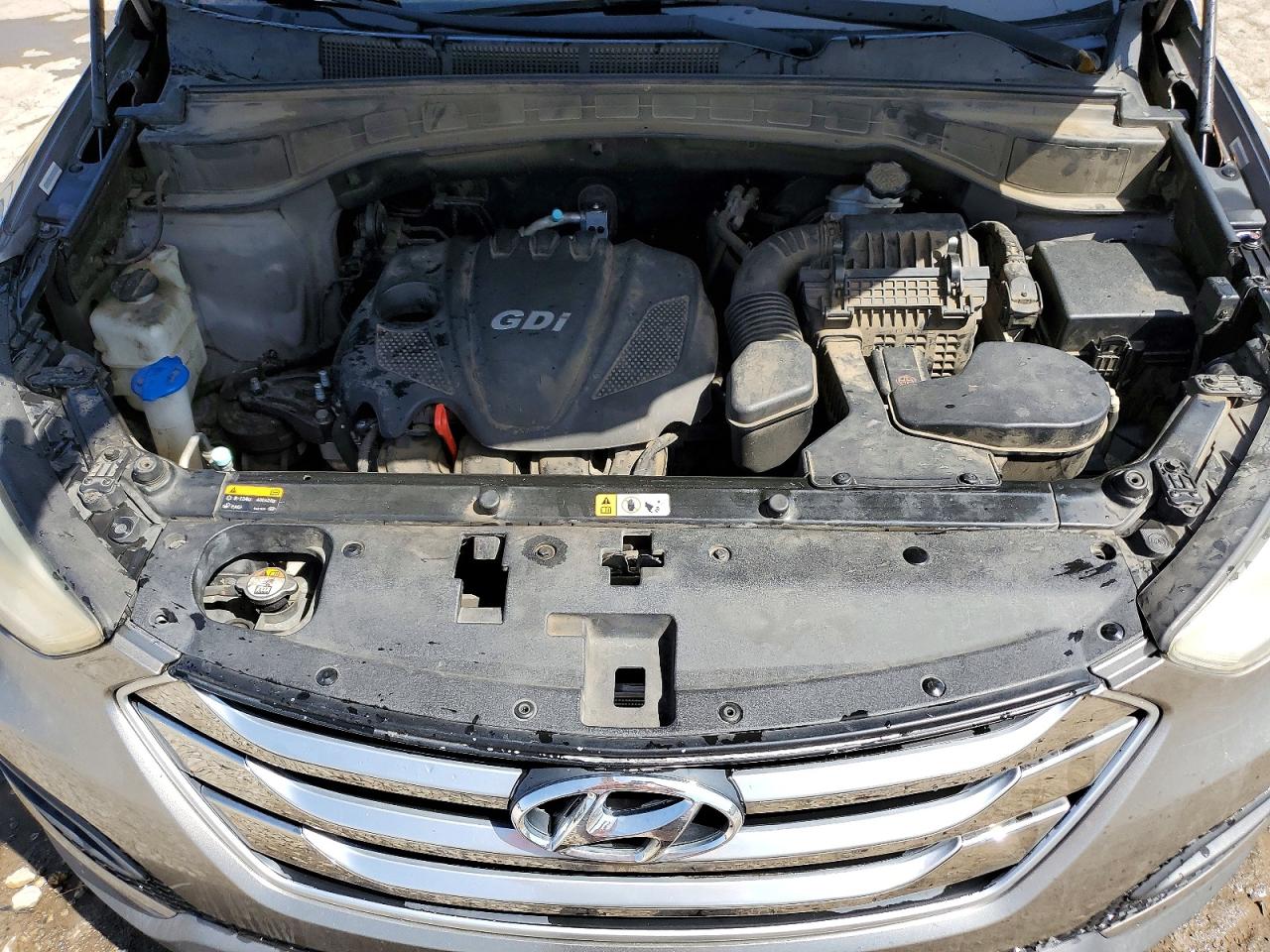 2015 Hyundai Santa Fe Sport 2.4l Gray vin: 5XYZT3LB9FG233679
