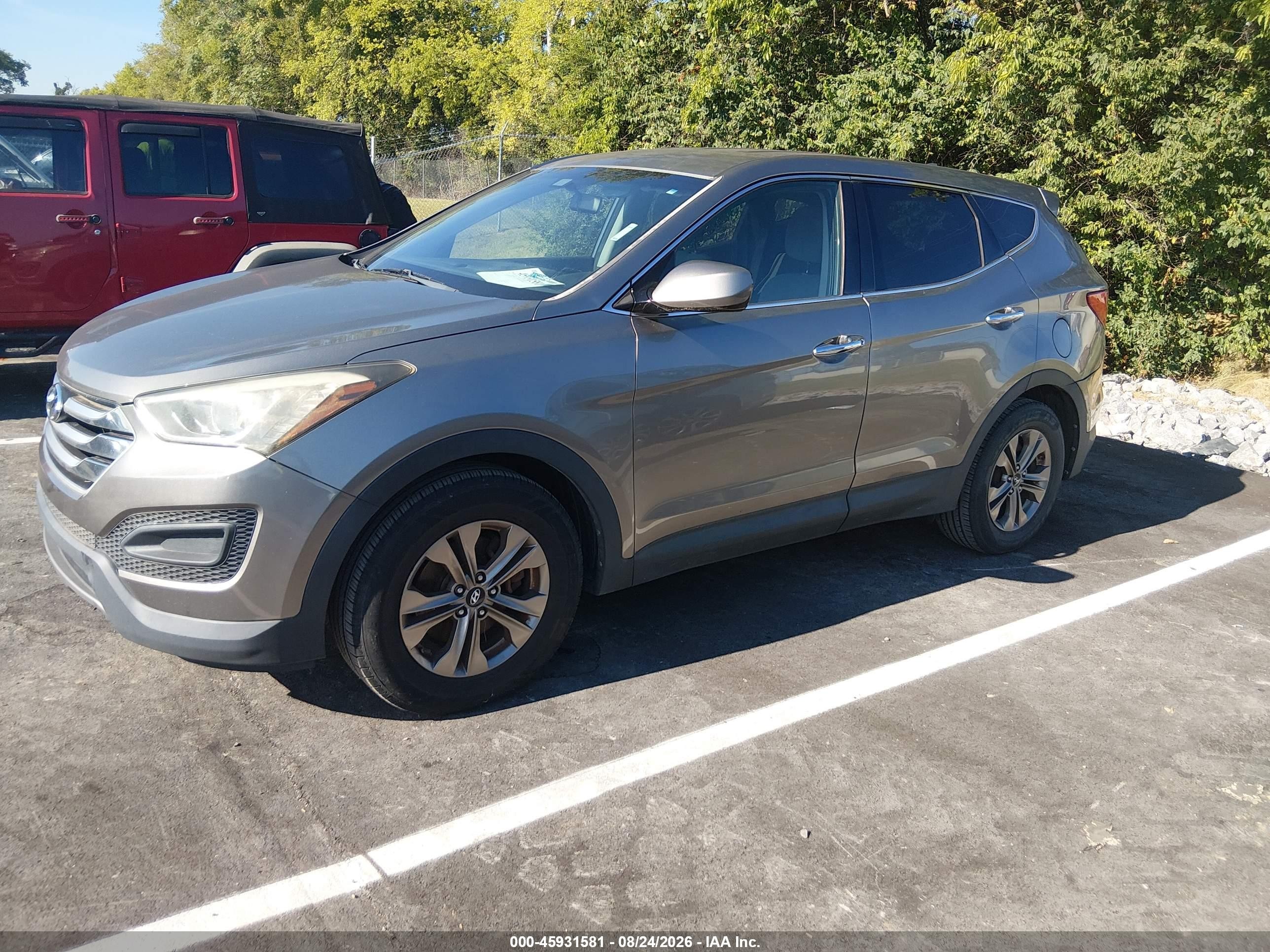 2015 Hyundai Santa Fe Sport 2.4l Silver vin: 5XYZT3LB9FG272384