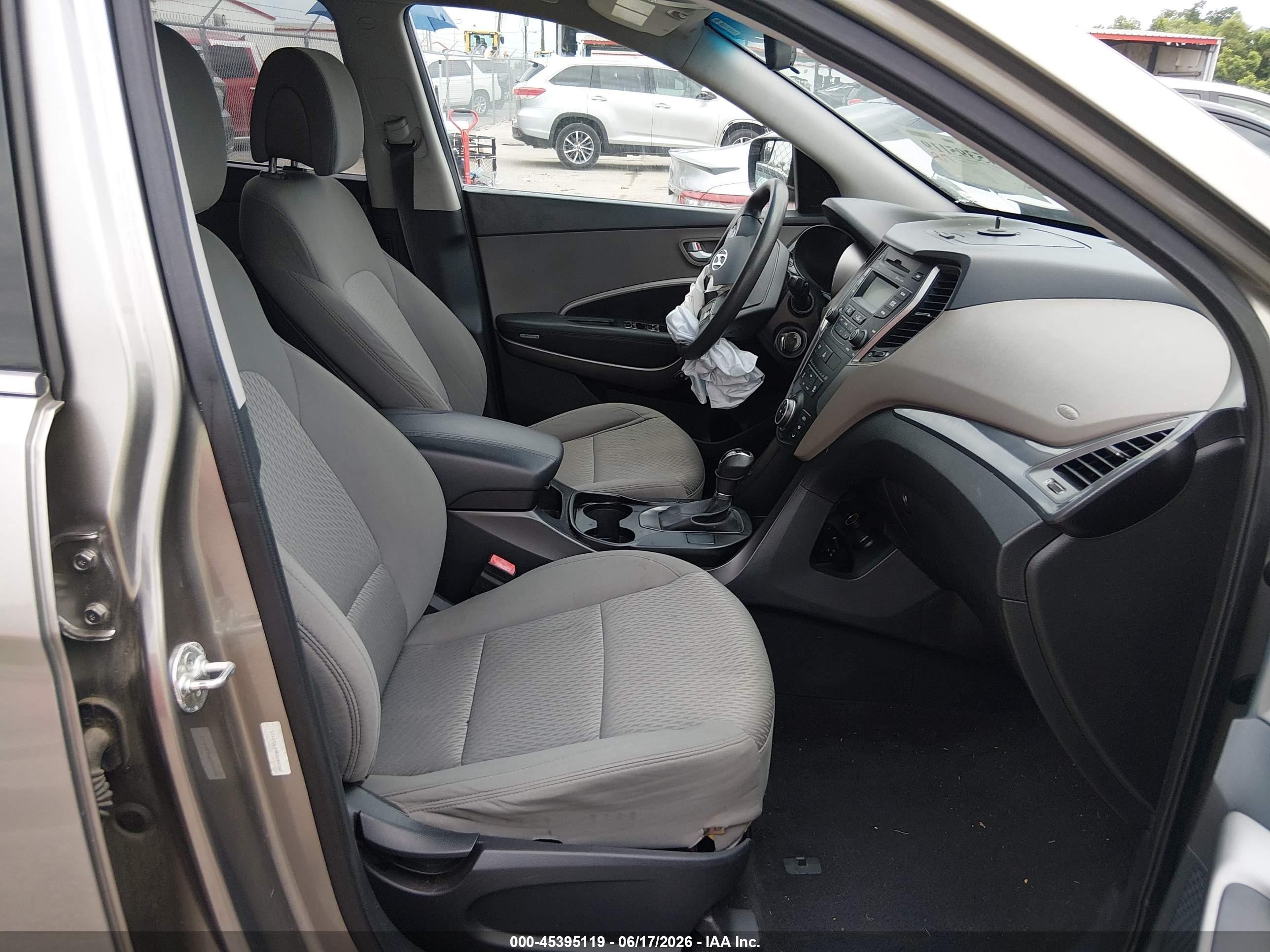 2015 Hyundai Santa Fe Sport 2.4l Gray vin: 5XYZT3LB9FG294708