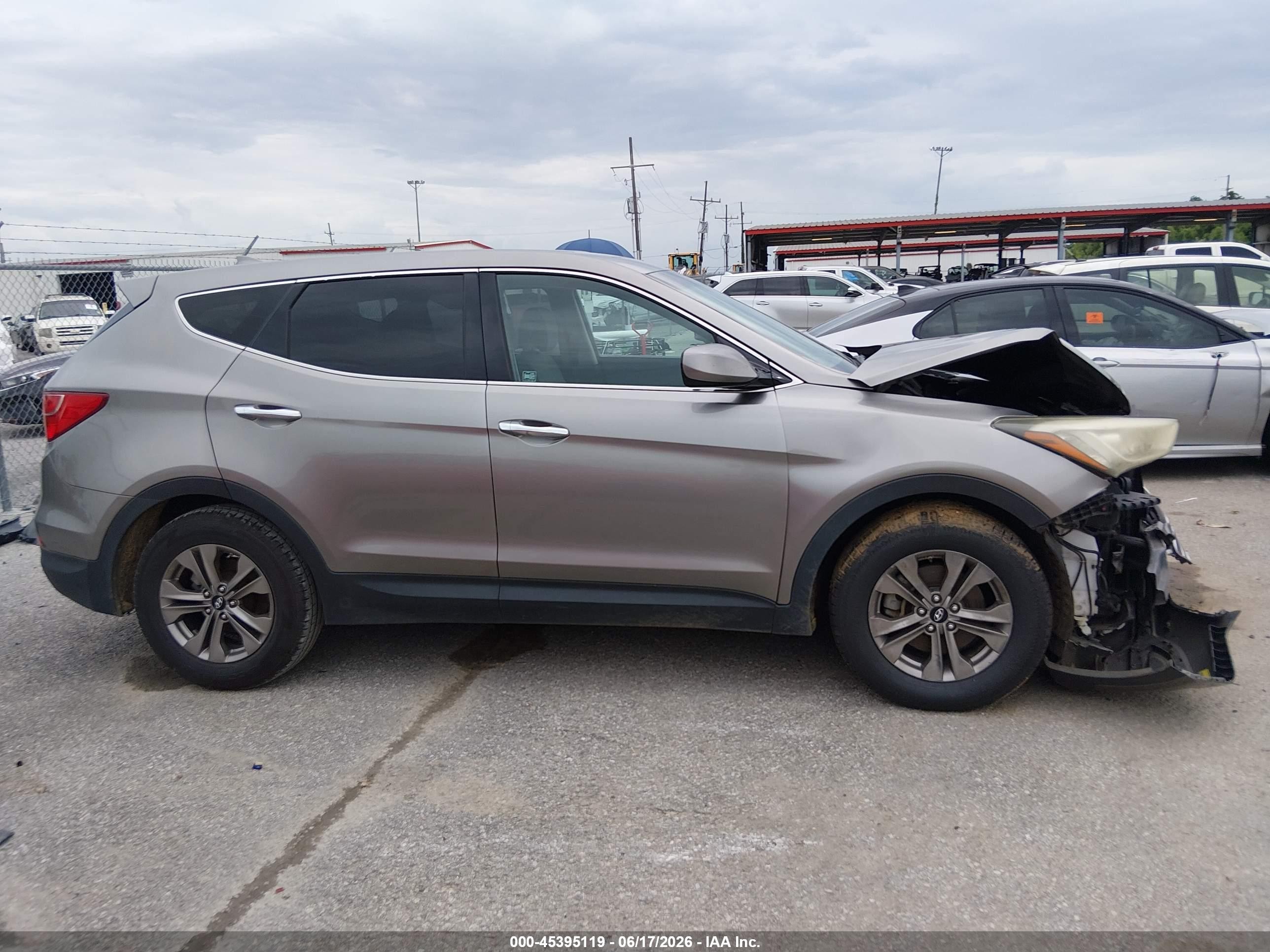 2015 Hyundai Santa Fe Sport 2.4l Gray vin: 5XYZT3LB9FG294708