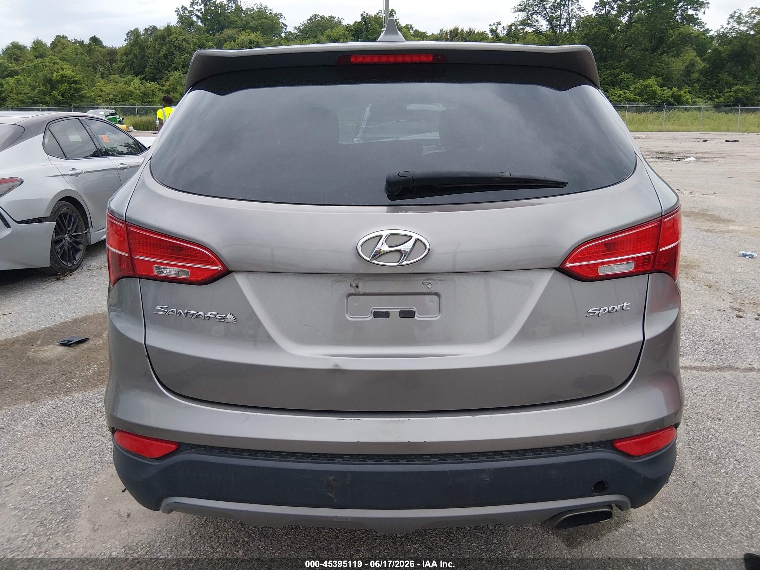 2015 Hyundai Santa Fe Sport 2.4l Gray vin: 5XYZT3LB9FG294708
