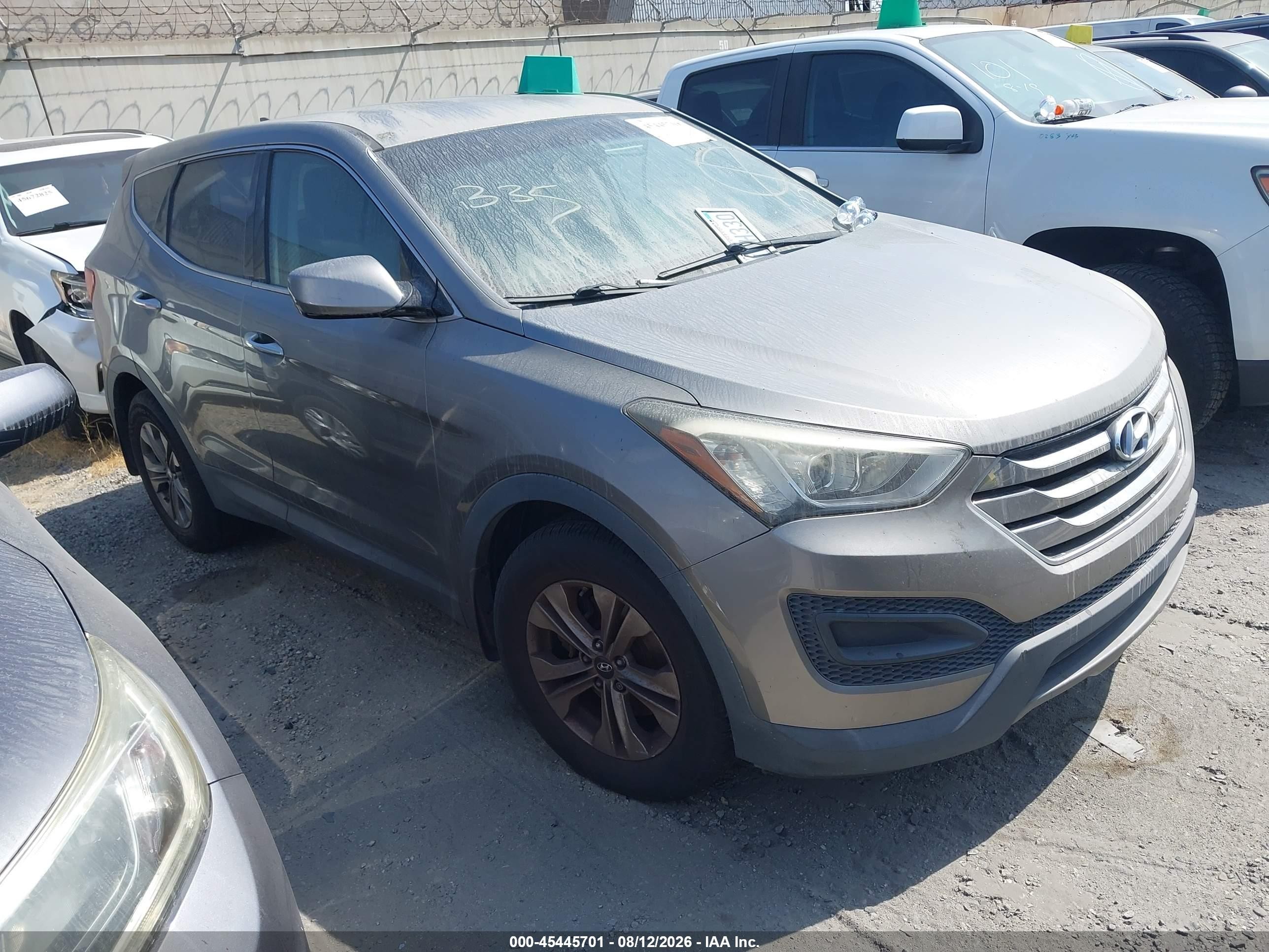 2015 Hyundai Santa Fe Sport 2.4l Gray vin: 5XYZT3LB9FG294756