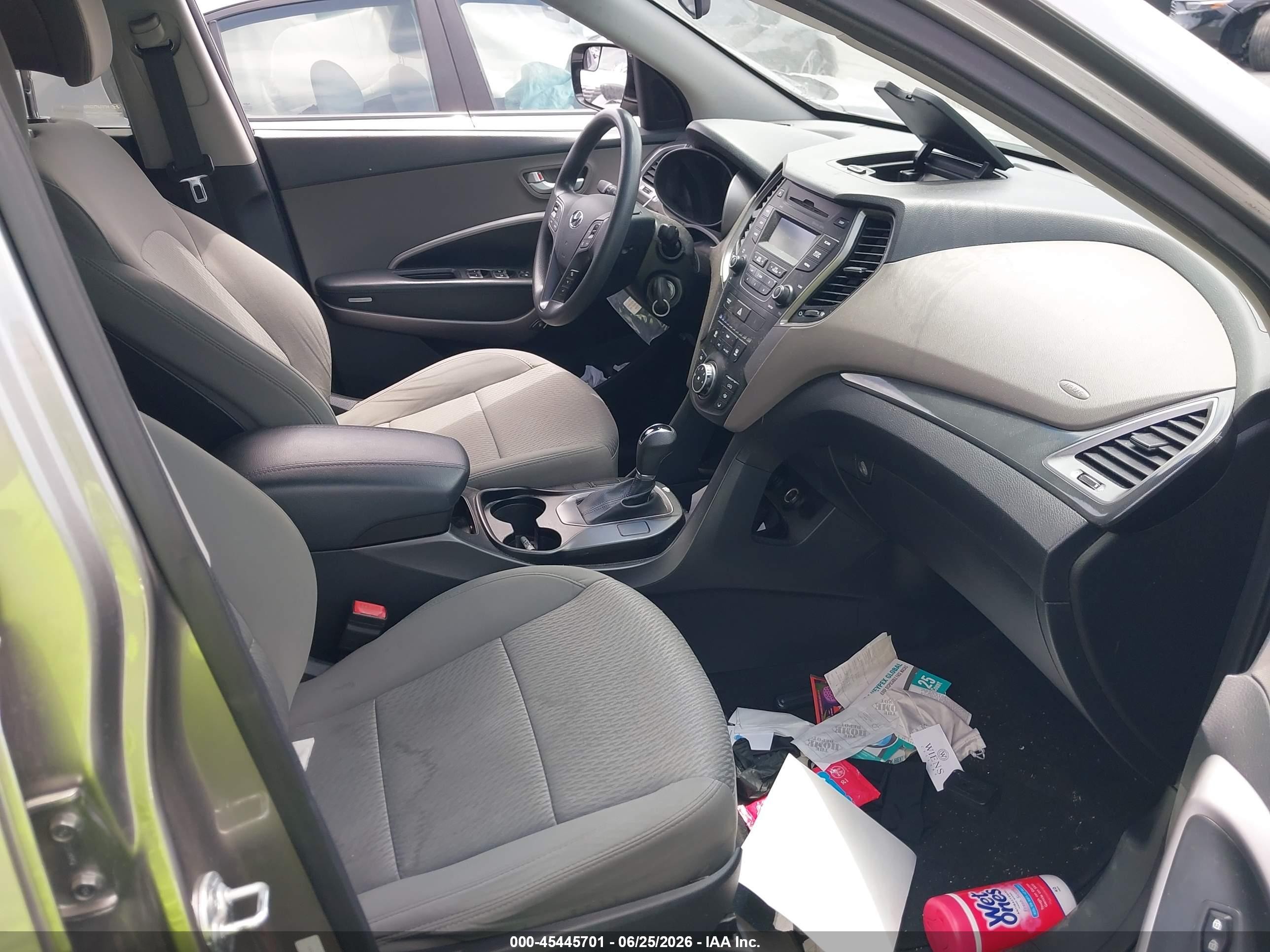 2015 Hyundai Santa Fe Sport 2.4l Gray vin: 5XYZT3LB9FG294756