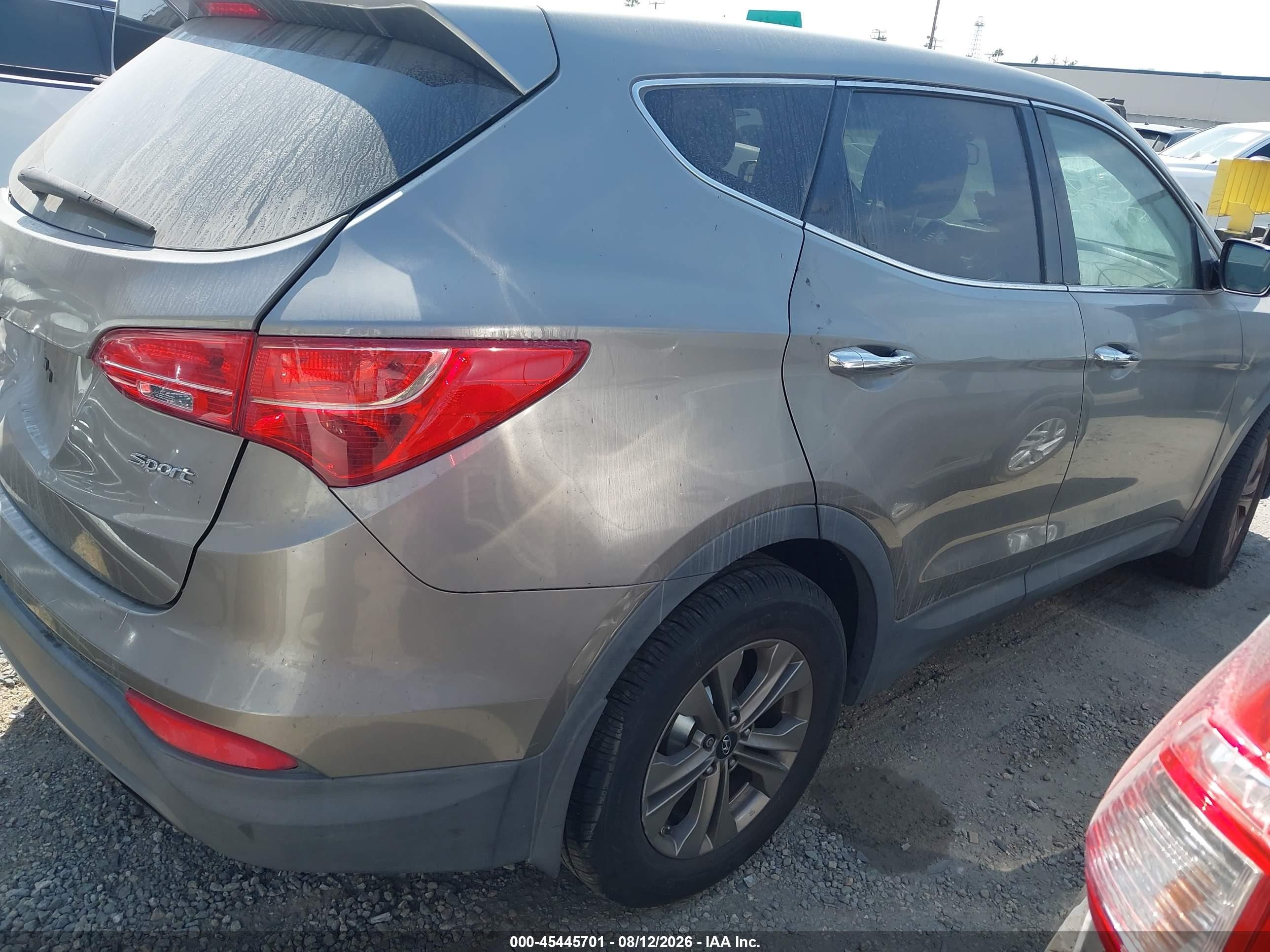 2015 Hyundai Santa Fe Sport 2.4l Gray vin: 5XYZT3LB9FG294756
