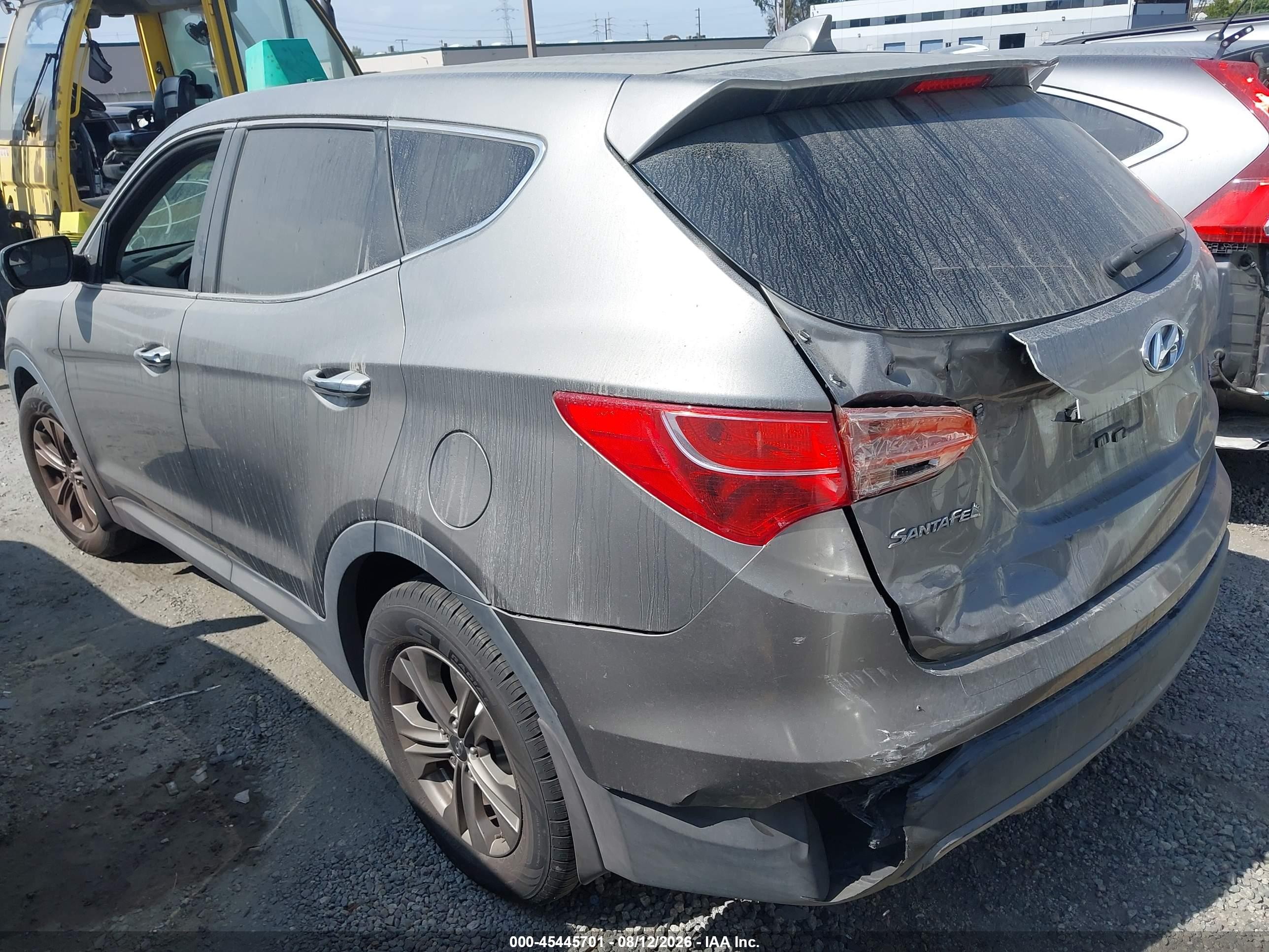 2015 Hyundai Santa Fe Sport 2.4l Gray vin: 5XYZT3LB9FG294756