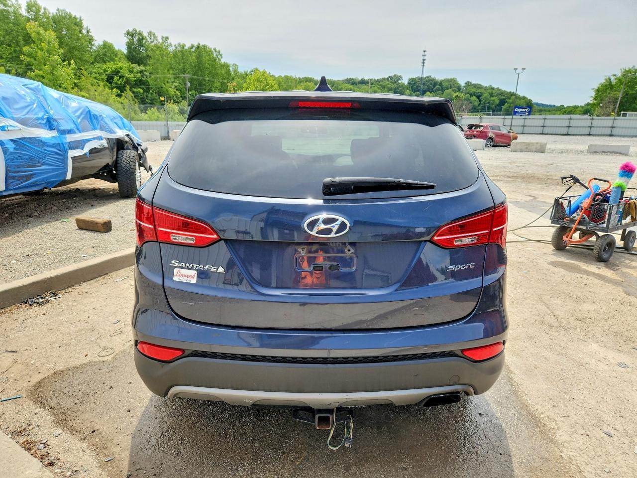 2015 Hyundai Santa Fe Sport 2.4l Серый vin: 5XYZT3LB9FG302905