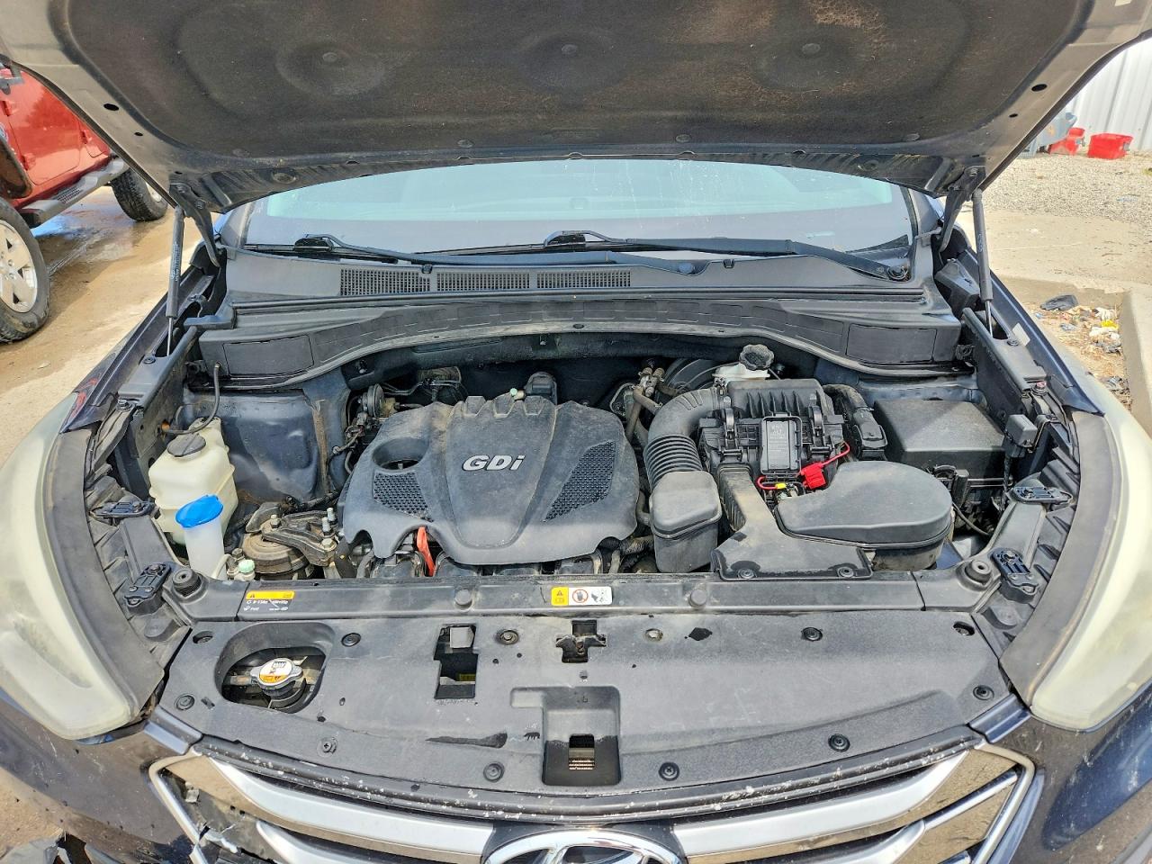 2015 Hyundai Santa Fe Sport 2.4l Серый vin: 5XYZT3LB9FG302905