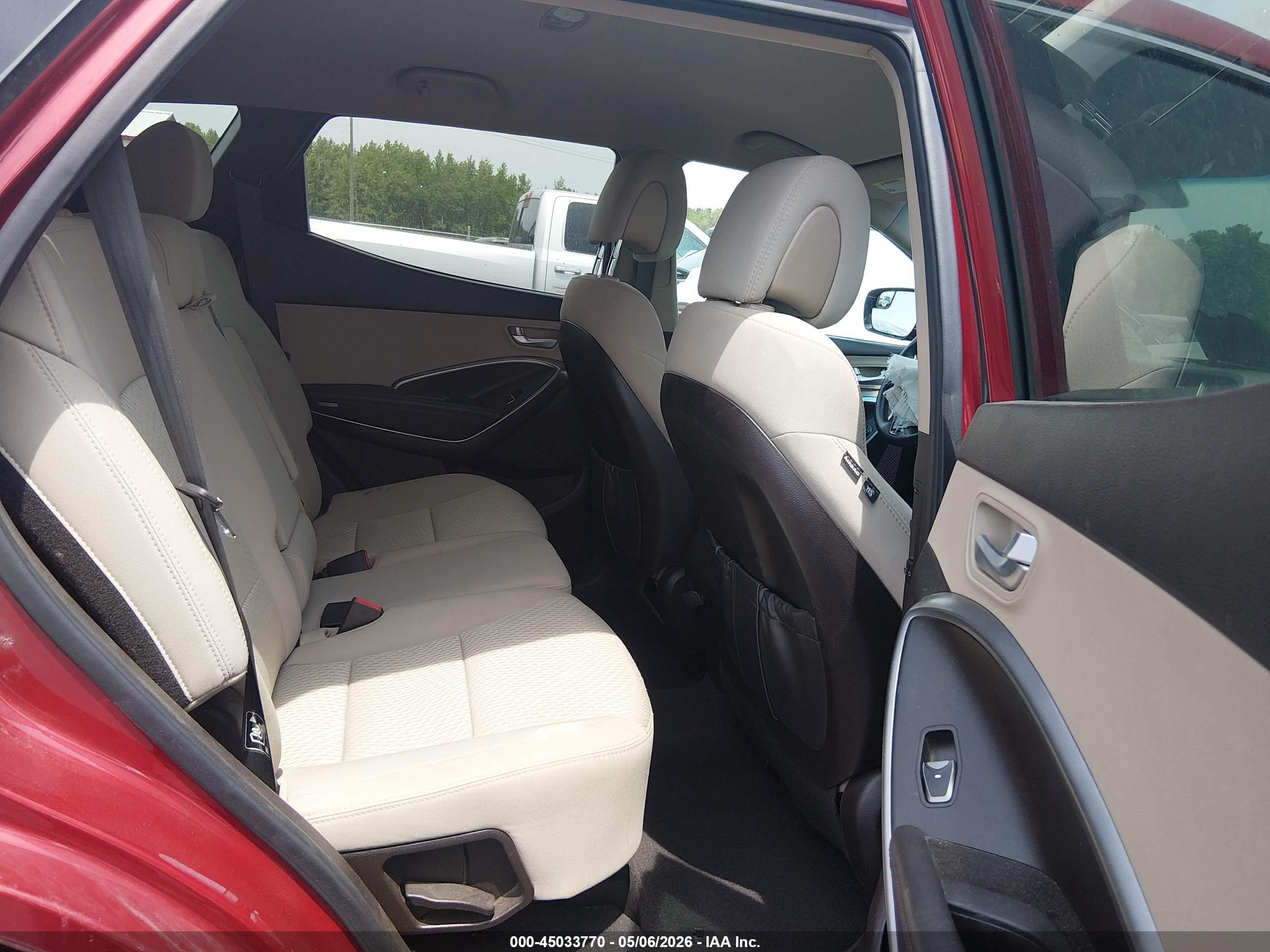 2017 Hyundai Santa Fe Sport 2.4l Красный vin: 5XYZT3LB9HG381351