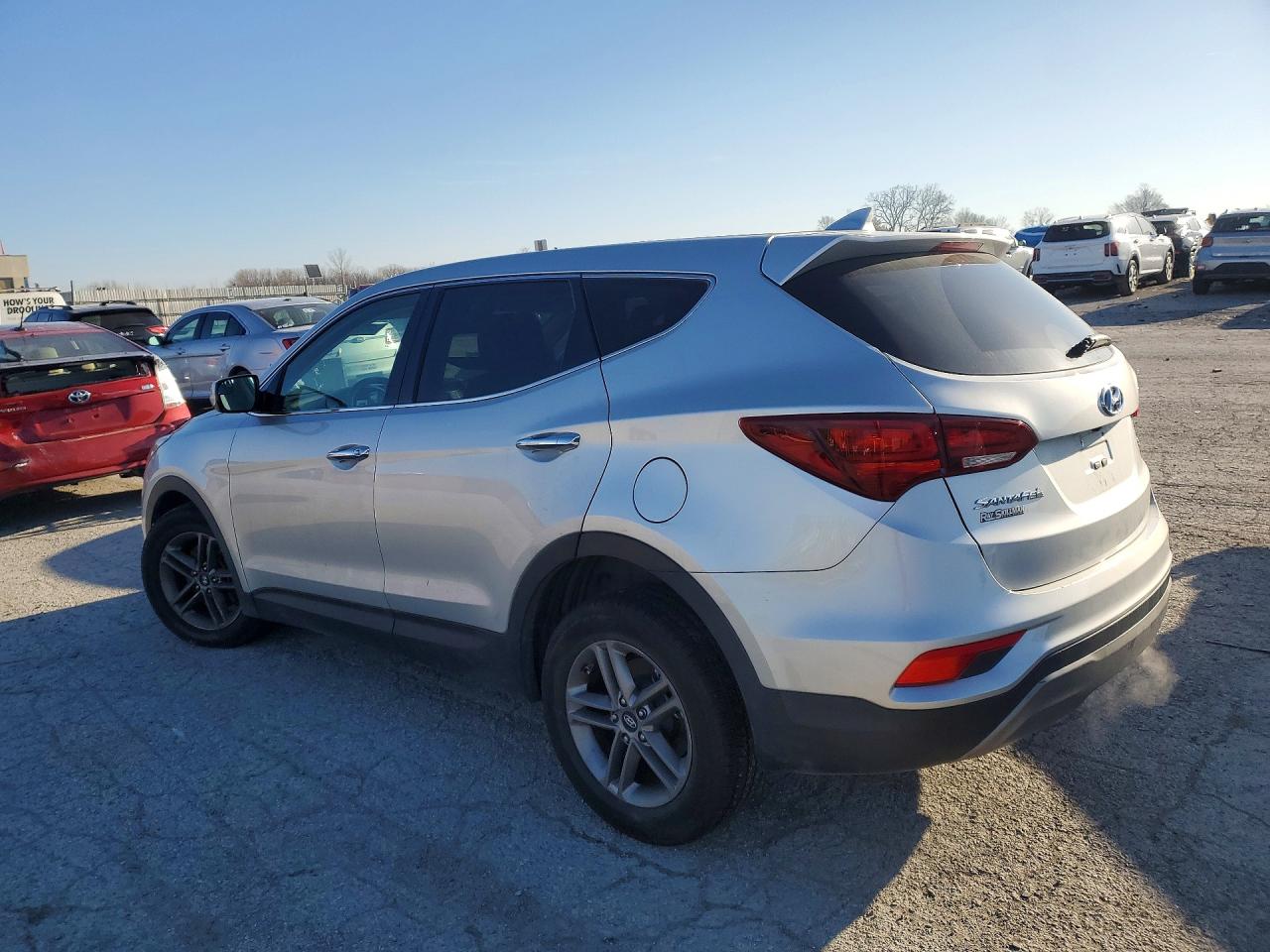 2017 Hyundai Santa Fe Sport 2.4l Серебряный vin: 5XYZT3LB9HG409374