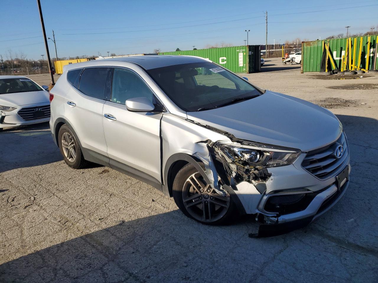 2017 Hyundai Santa Fe Sport 2.4l Серебряный vin: 5XYZT3LB9HG409374