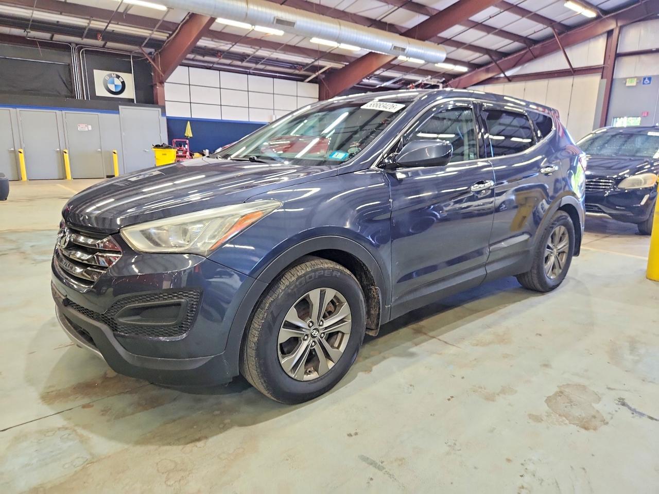 2013 Hyundai Santa Fe Sport 2.4l Blue vin: 5XYZT3LBXDG026389