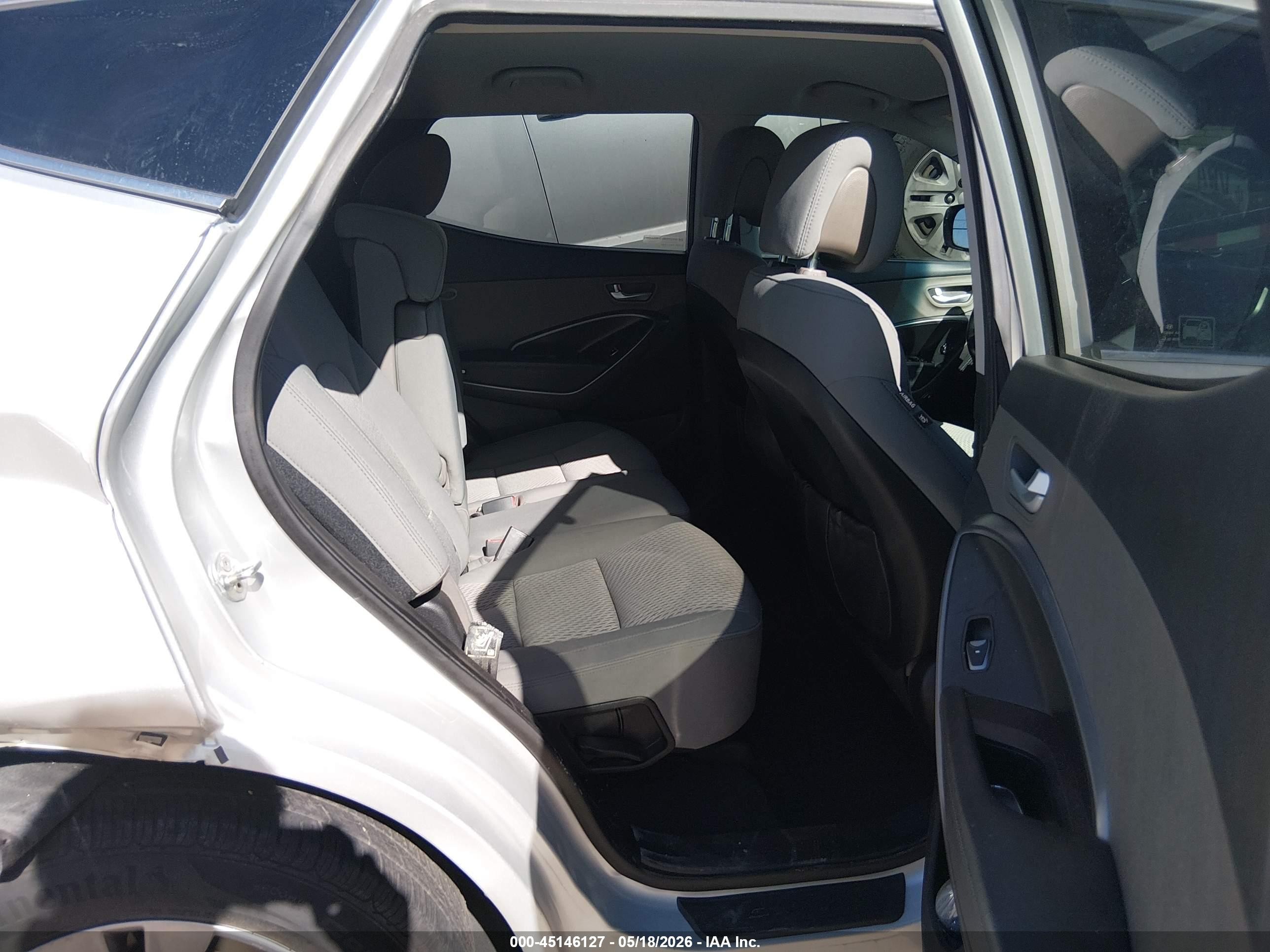 2013 Hyundai Santa Fe Sport Silver vin: 5XYZT3LBXDG030314