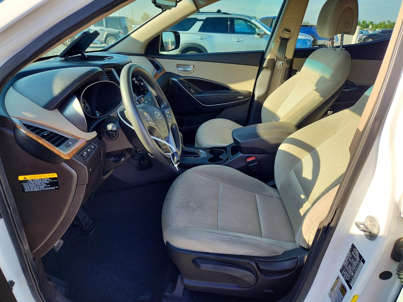 2013 Hyundai Santa Fe Sport 2.4l White vin: 5XYZT3LBXDG035383