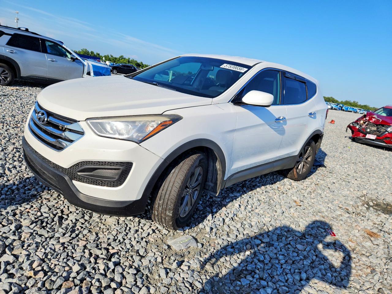 2013 Hyundai Santa Fe Sport 2.4l Белый vin: 5XYZT3LBXDG035383