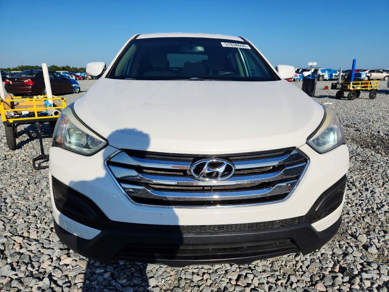 2013 Hyundai Santa Fe Sport 2.4l White vin: 5XYZT3LBXDG035383