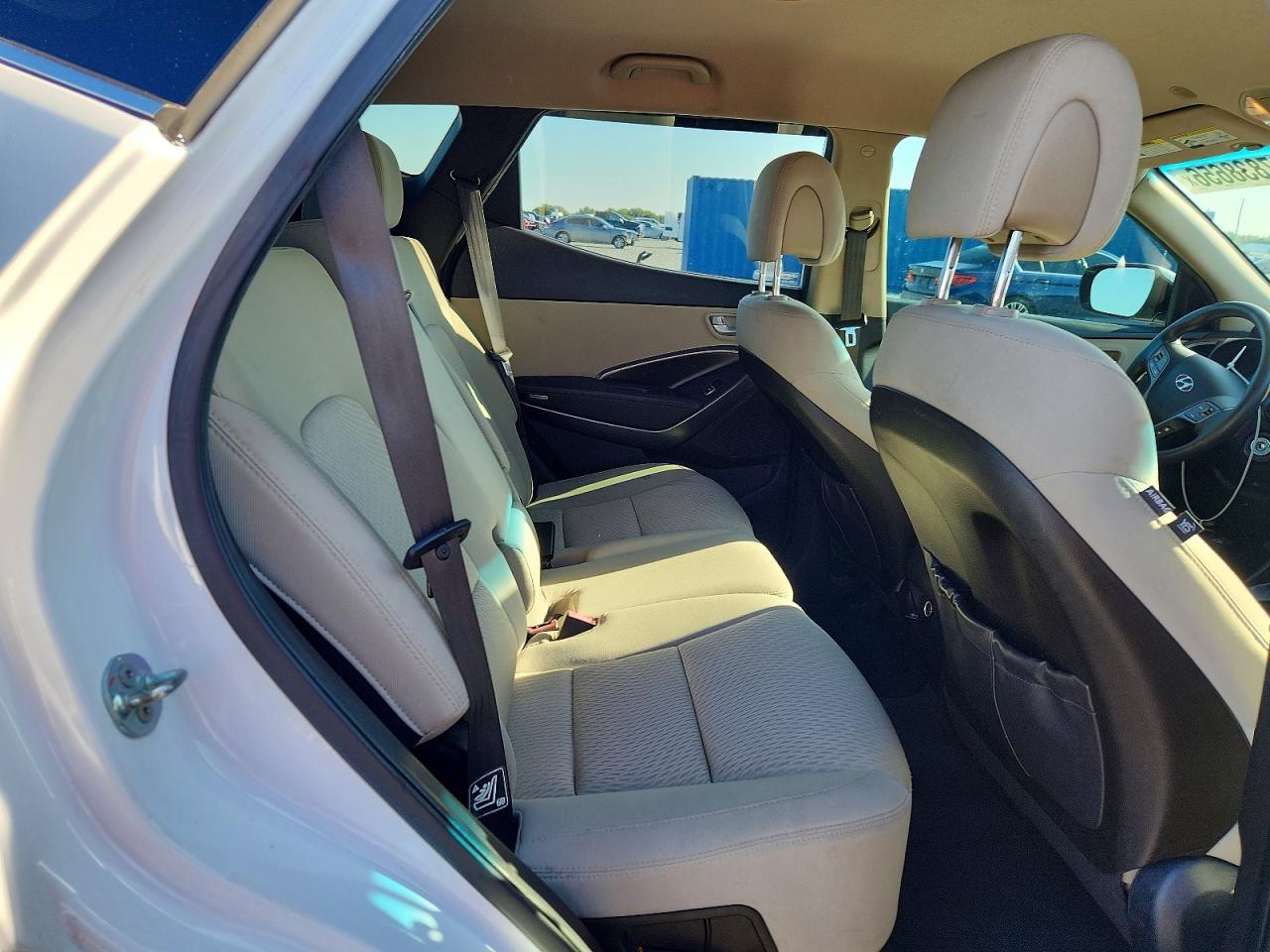 2013 Hyundai Santa Fe Sport 2.4l White vin: 5XYZT3LBXDG035383