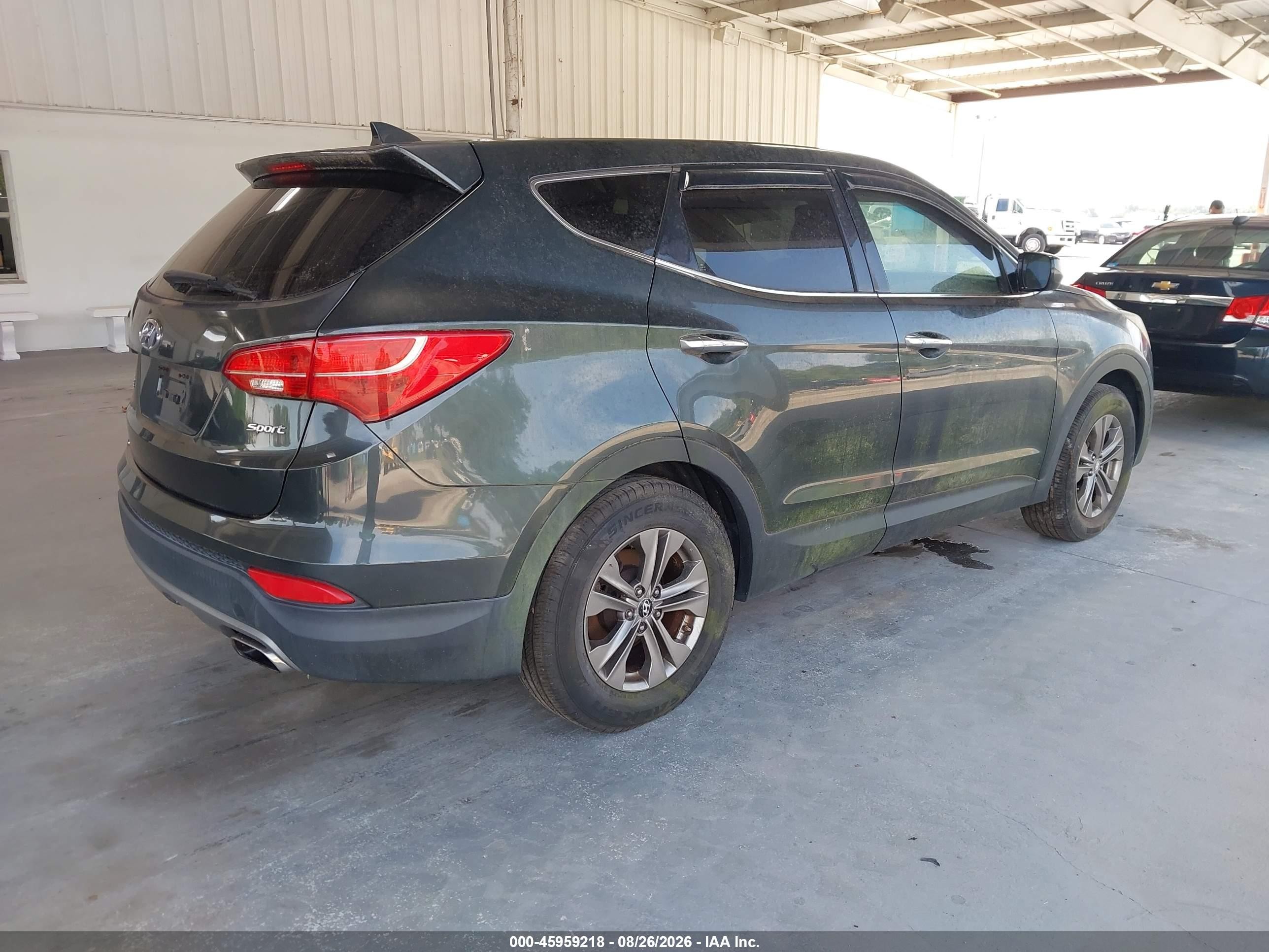 2013 Hyundai Santa Fe Sport Black vin: 5XYZT3LBXDG052913