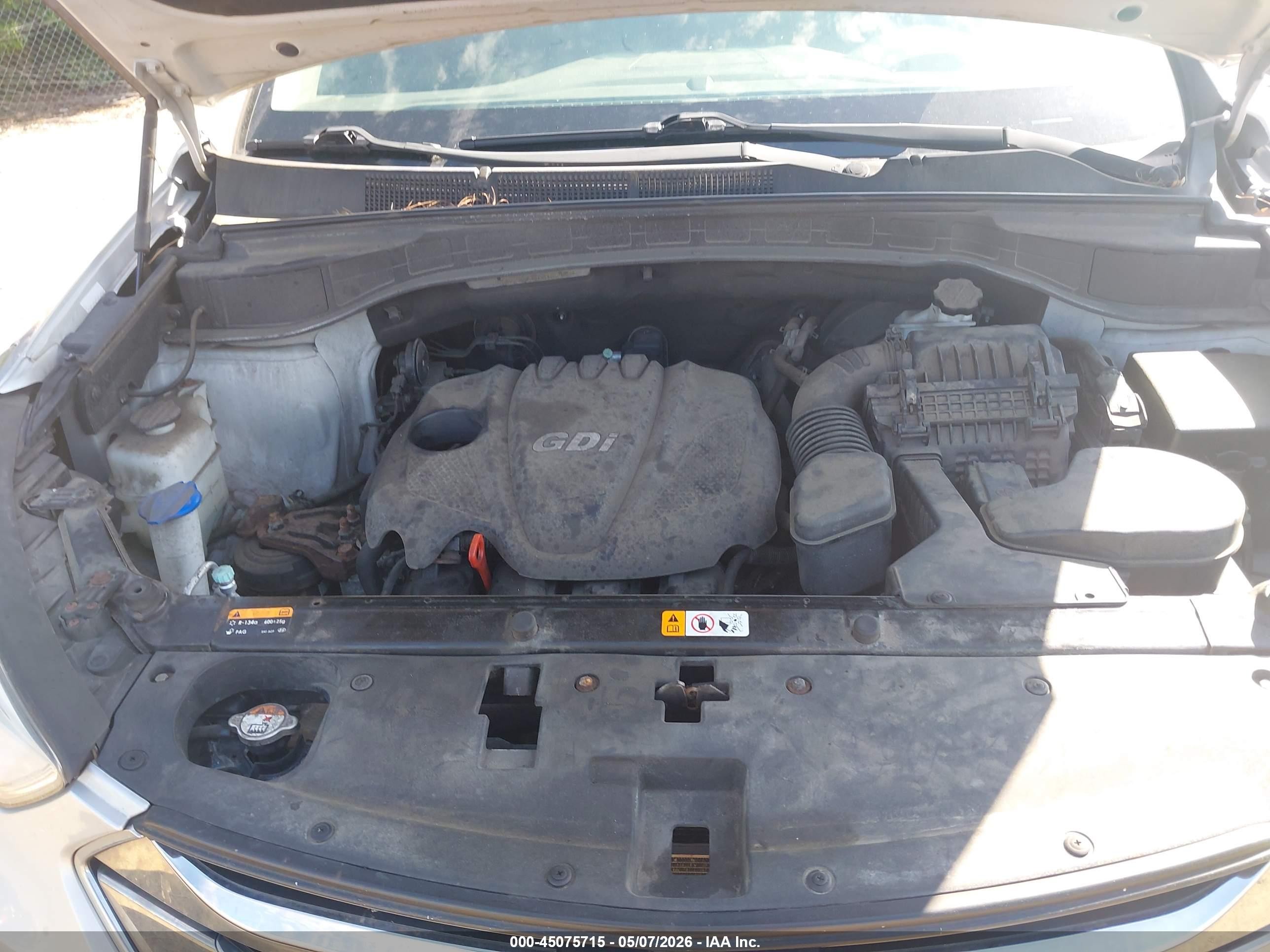 2014 Hyundai Santa Fe Sport 2.4l Silver vin: 5XYZT3LBXEG152060