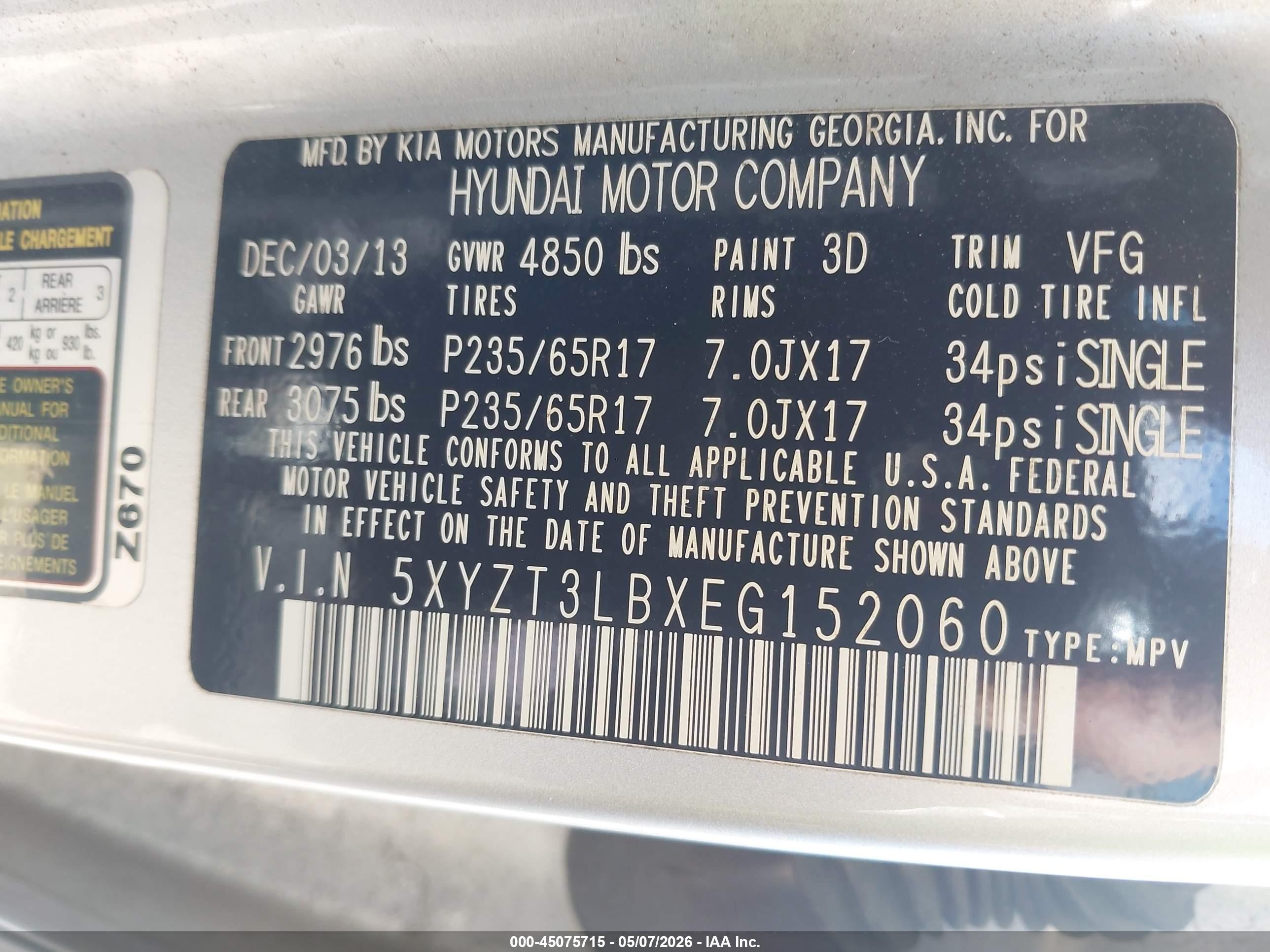 2014 Hyundai Santa Fe Sport 2.4l Silver vin: 5XYZT3LBXEG152060