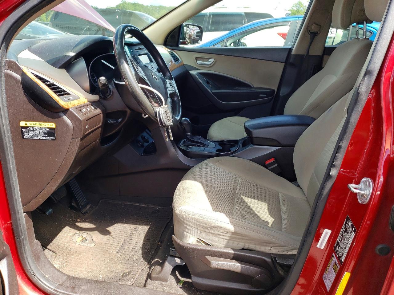 2015 Hyundai Santa Fe Sport 2.4l Red vin: 5XYZT3LBXFG258459