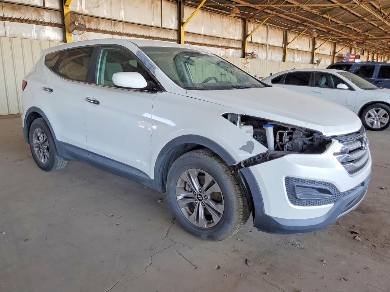 2015 Hyundai Santa Fe Sport 2.4l White vin: 5XYZT3LBXFG259966