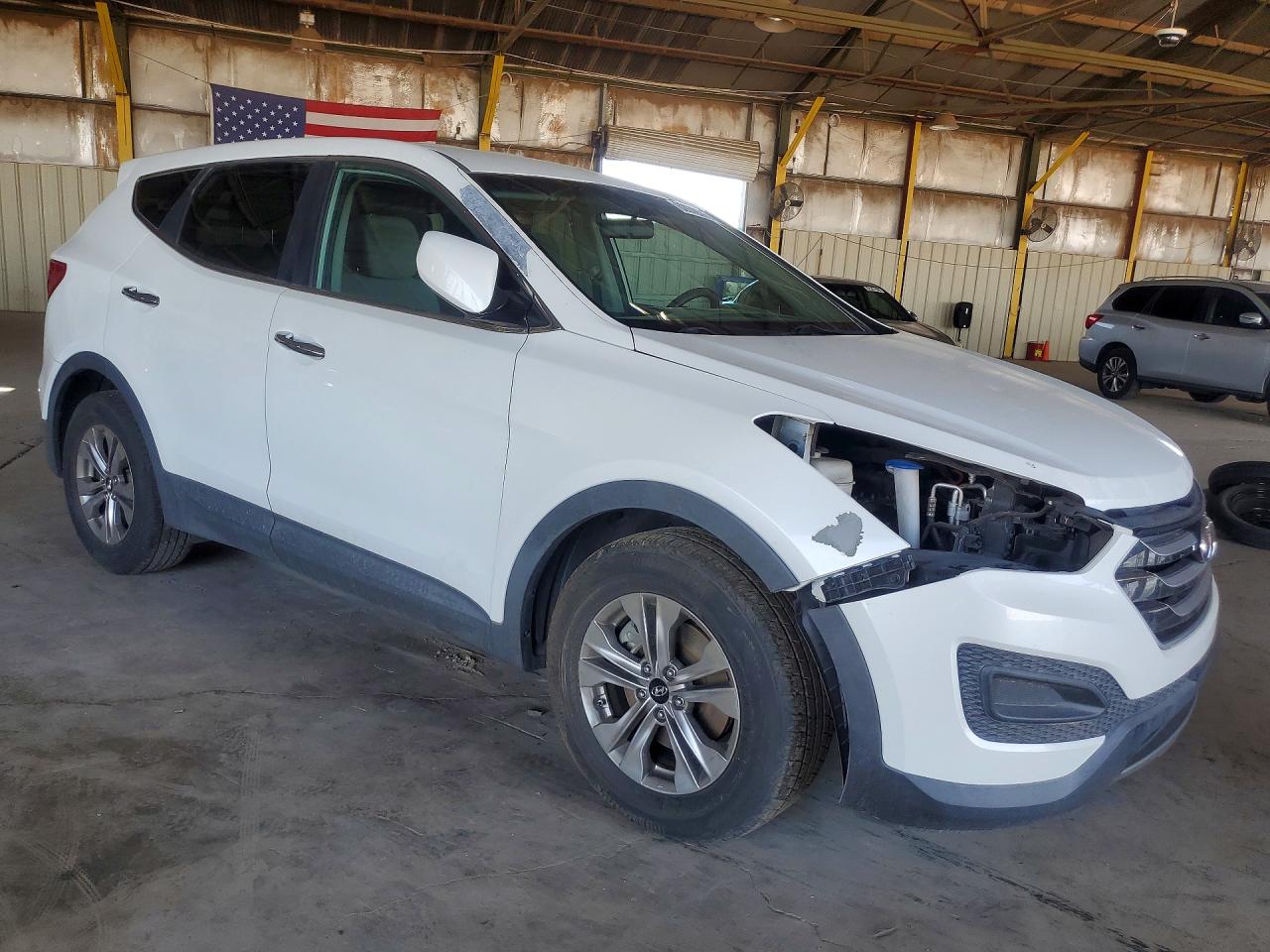 2015 Hyundai Santa Fe Sport 2.4l White vin: 5XYZT3LBXFG259966