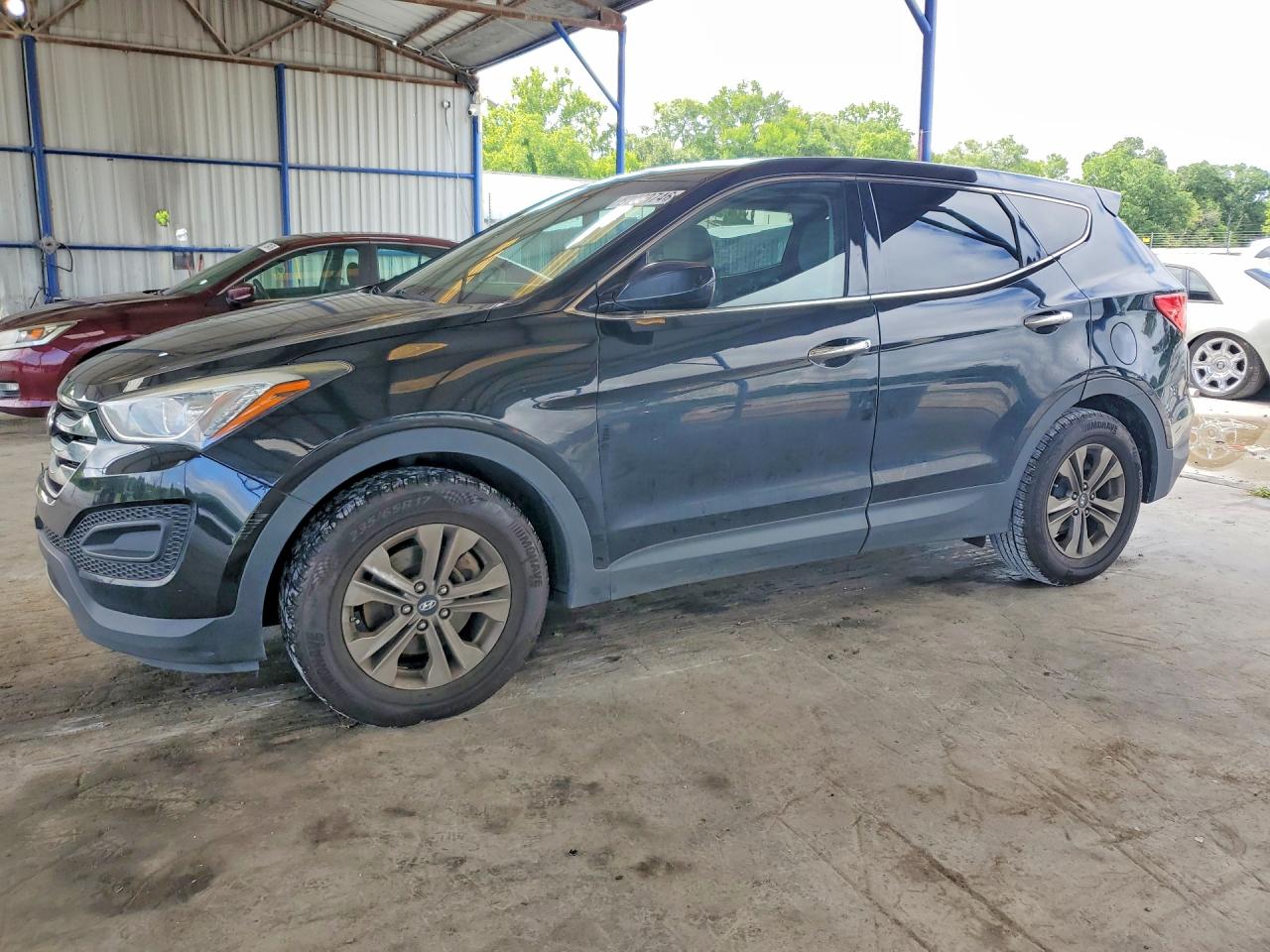 2015 Hyundai Santa Fe Sport 2.4l Black vin: 5XYZT3LBXFG271809