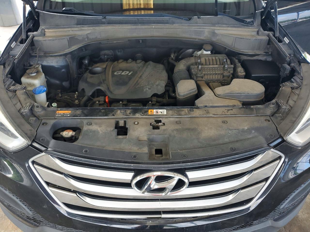 2015 Hyundai Santa Fe Sport 2.4l Black vin: 5XYZT3LBXFG271809