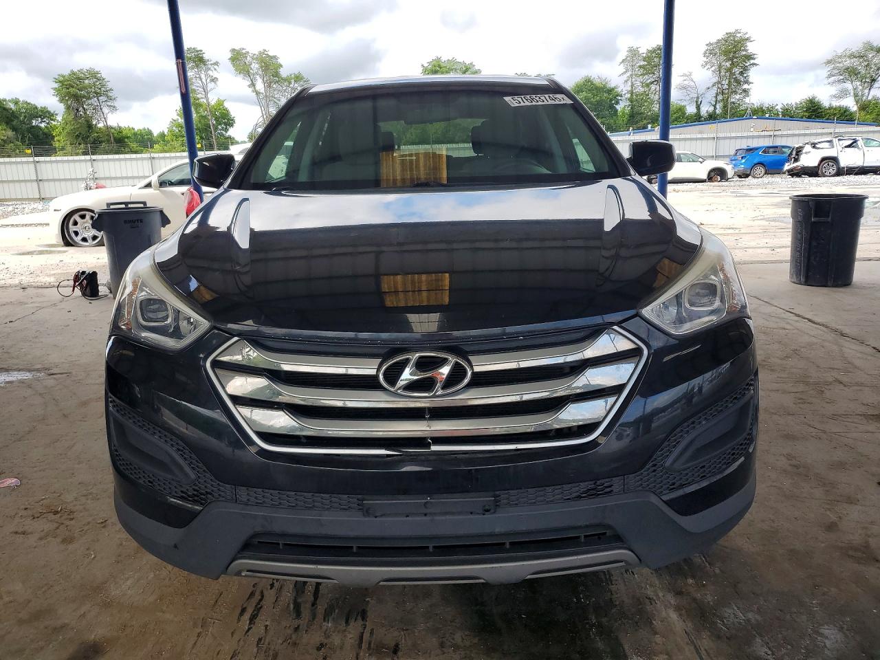 2015 Hyundai Santa Fe Sport 2.4l Black vin: 5XYZT3LBXFG271809